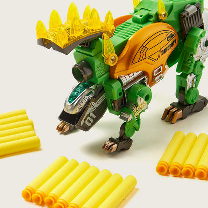 Kai Li Toys Dinobots Robot Blaster Dart Gun