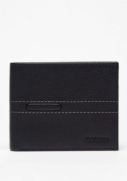 Duchini Textured Bi-Fold Wallet-Men%27s Wallets%C2%A0& Pouches-image-0