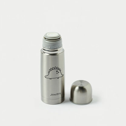 Juniors Dinosaur Print Thermos Flask with Screw Lid - 350 ml-Accessories-image-1