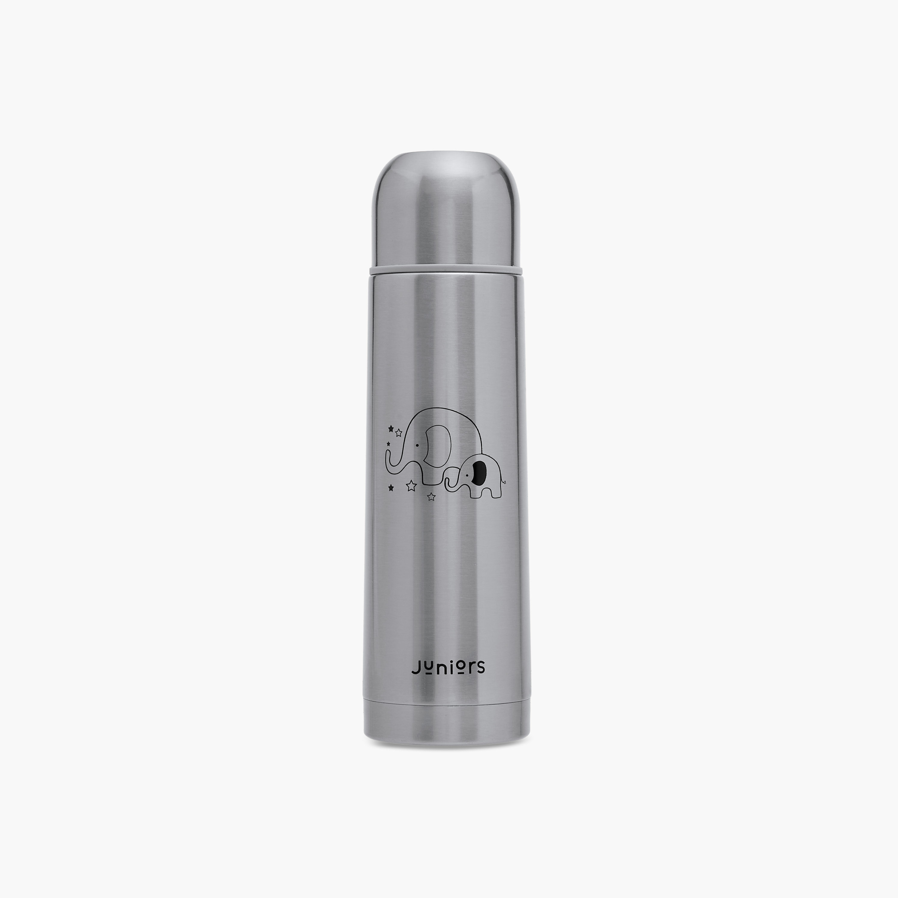 Juniors Elephant Print Thermos Flask with Screw Lid - 500 ml-baby-feeding-accessories-image-1