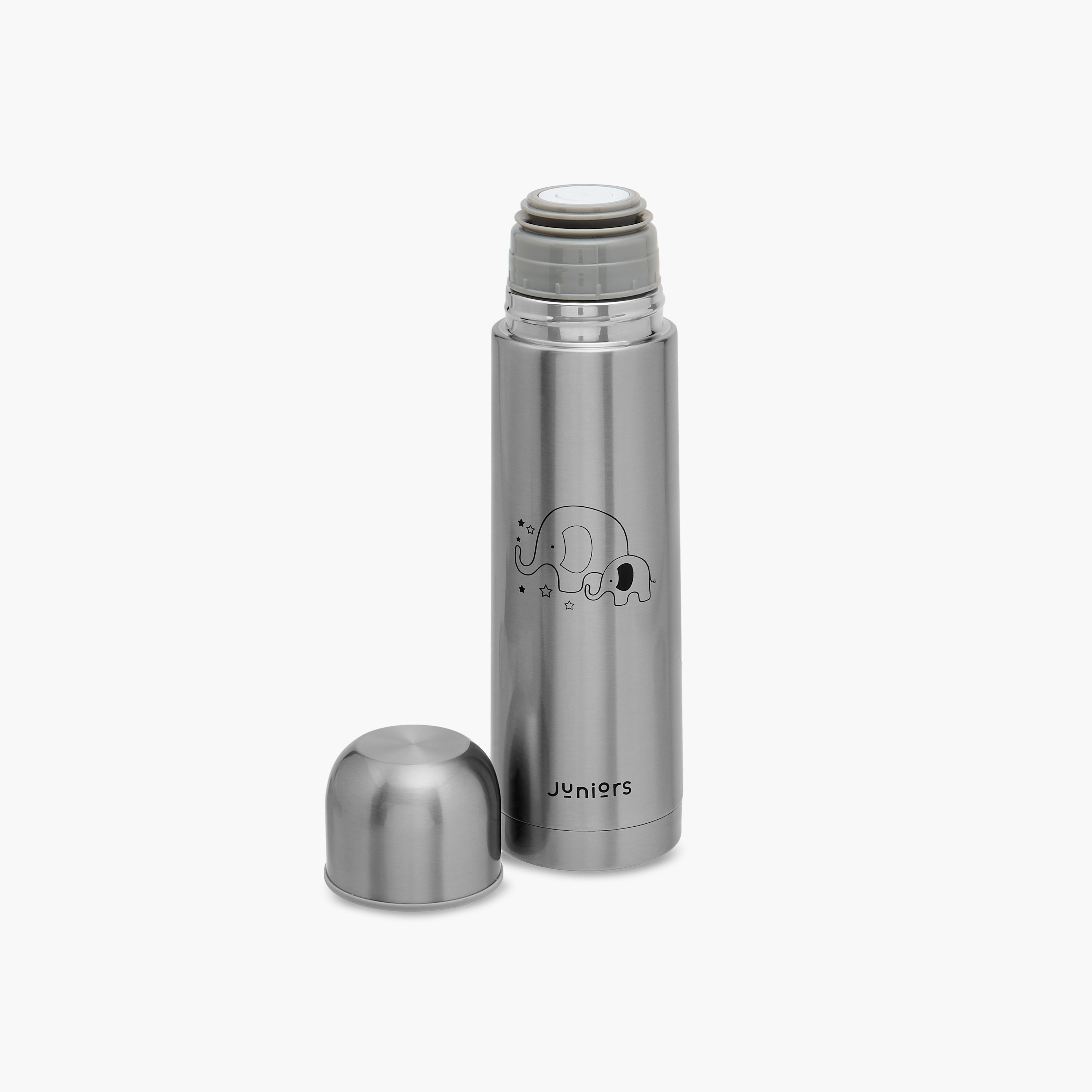Juniors Elephant Print Thermos Flask with Screw Lid - 500 ml-baby-feeding-accessories-image-2