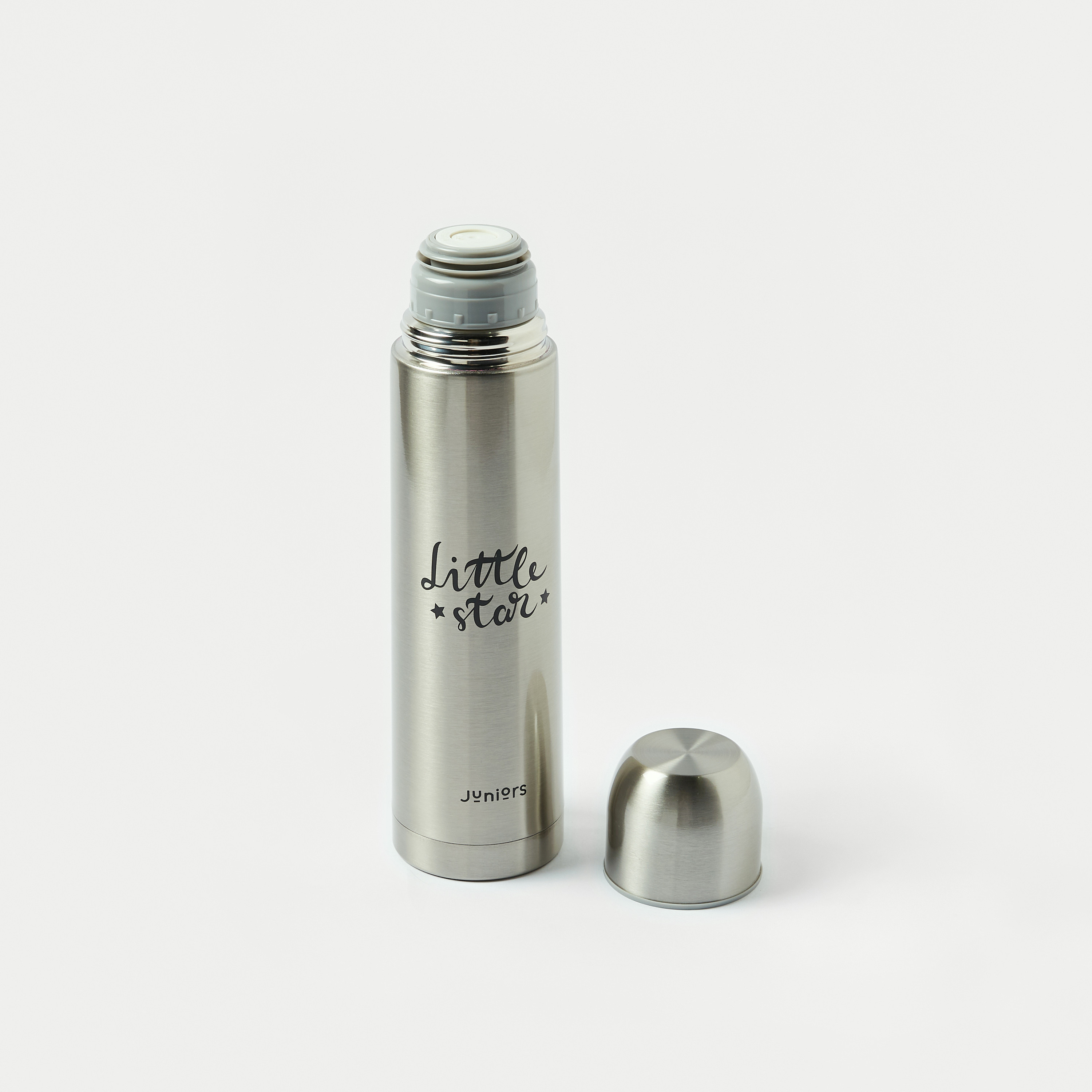 Juniors Typographic Print Thermos Flask with Screw Lid - 750 ml-baby-feeding-accessories-image-2