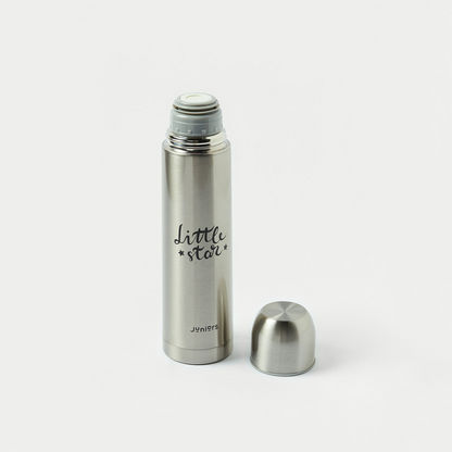 Juniors Typographic Print Thermos Flask with Screw Lid - 750 ml-Accessories-image-1
