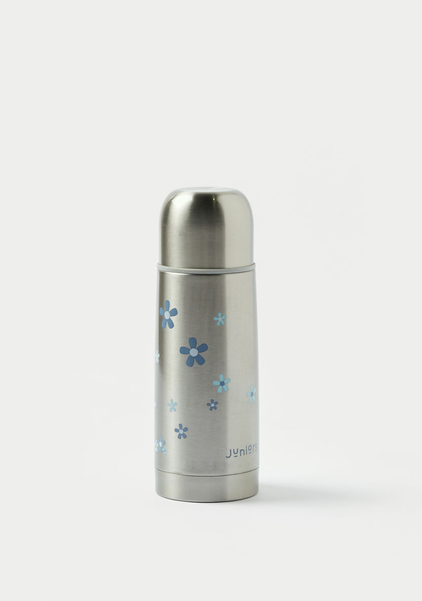 Juniors Floral Print Thermos Flask with Screw Lid - 350 ml-Accessories-image-0
