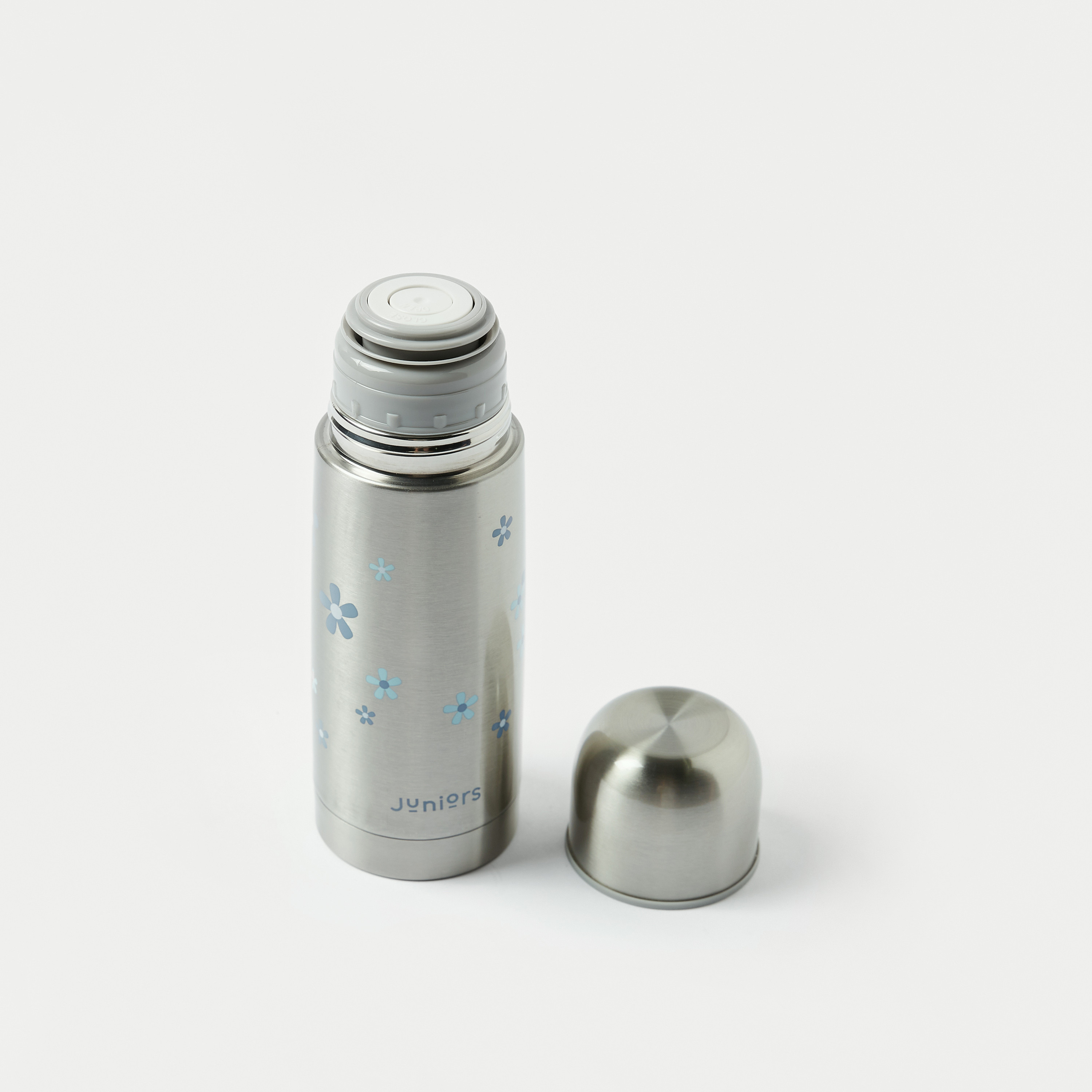 ترمس بطبعات أزهار مع غطاء لولبي من جونيورز - 350 مل-baby-feeding-accessories-image-3