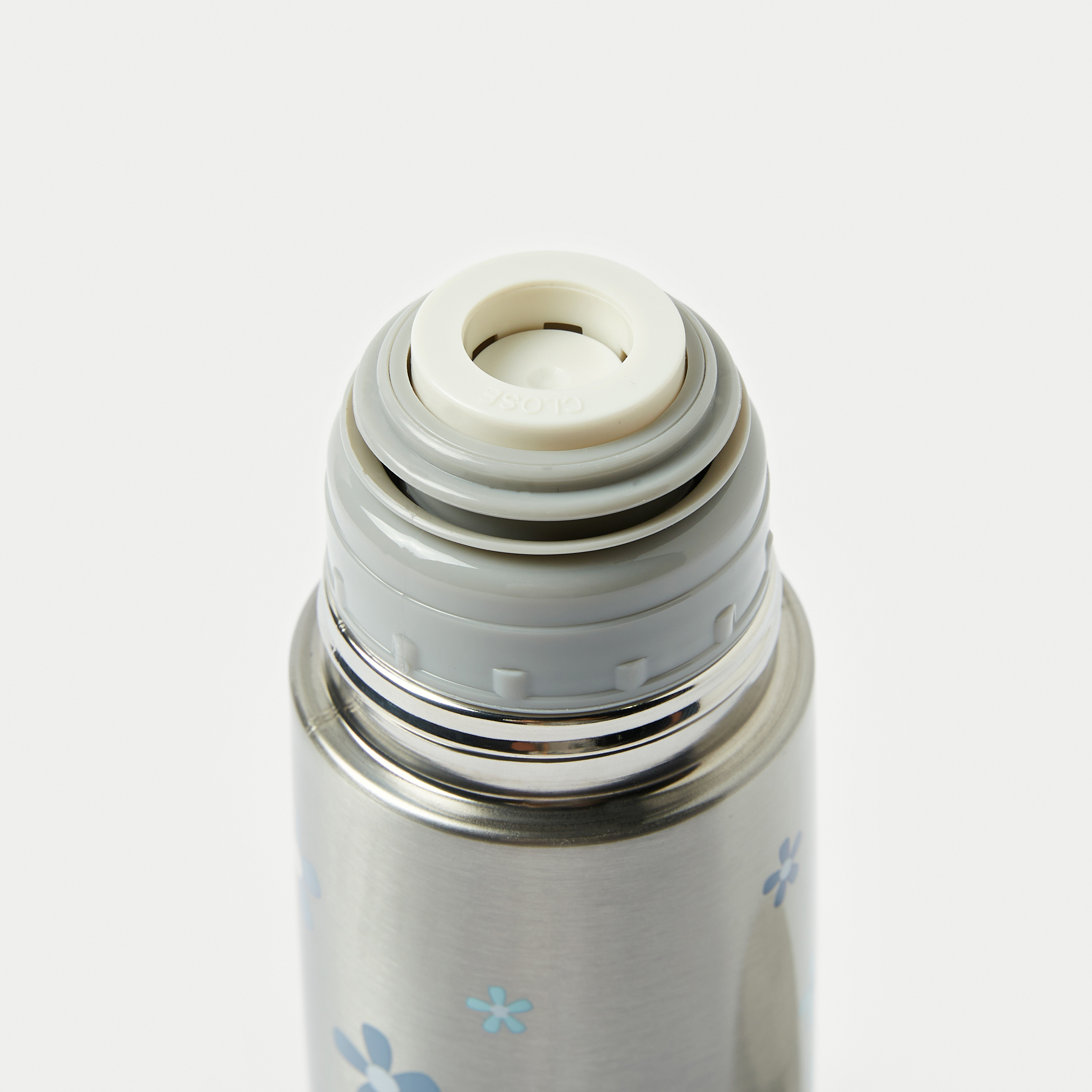 ترمس بطبعات أزهار مع غطاء لولبي من جونيورز - 350 مل-baby-feeding-accessories-image-4
