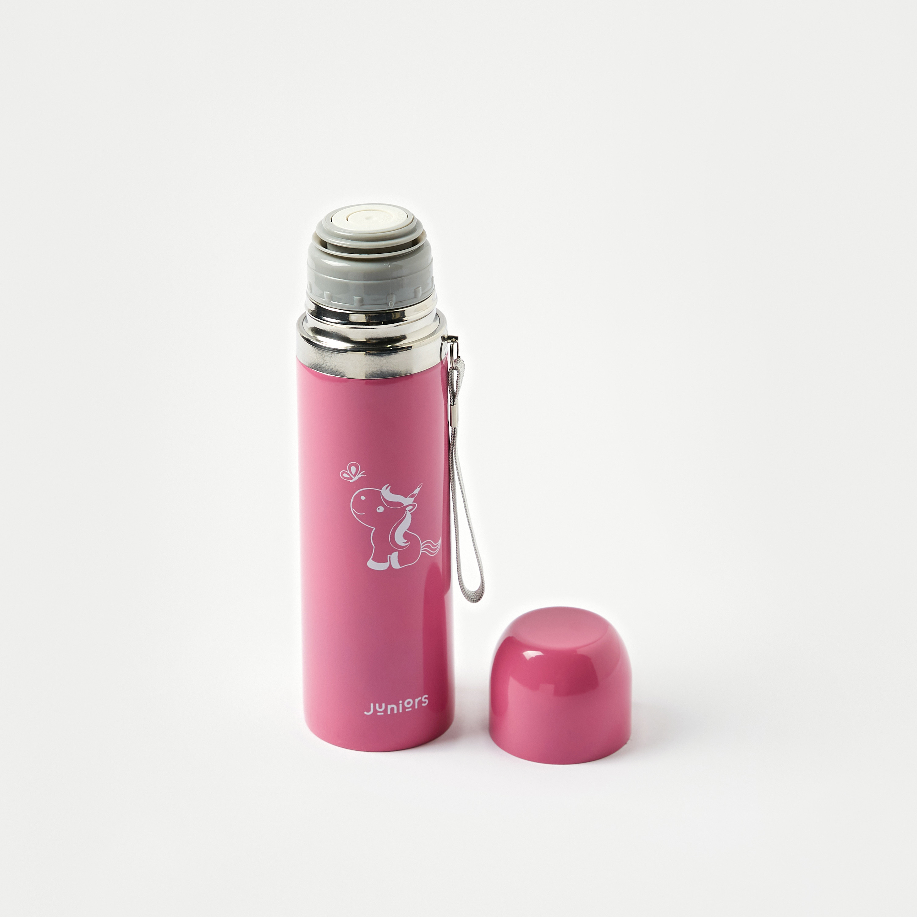 ترمس بطبعات يونيكورن مع غطاء لولبي من جونيورز - 500 مل-baby-feeding-accessories-image-2