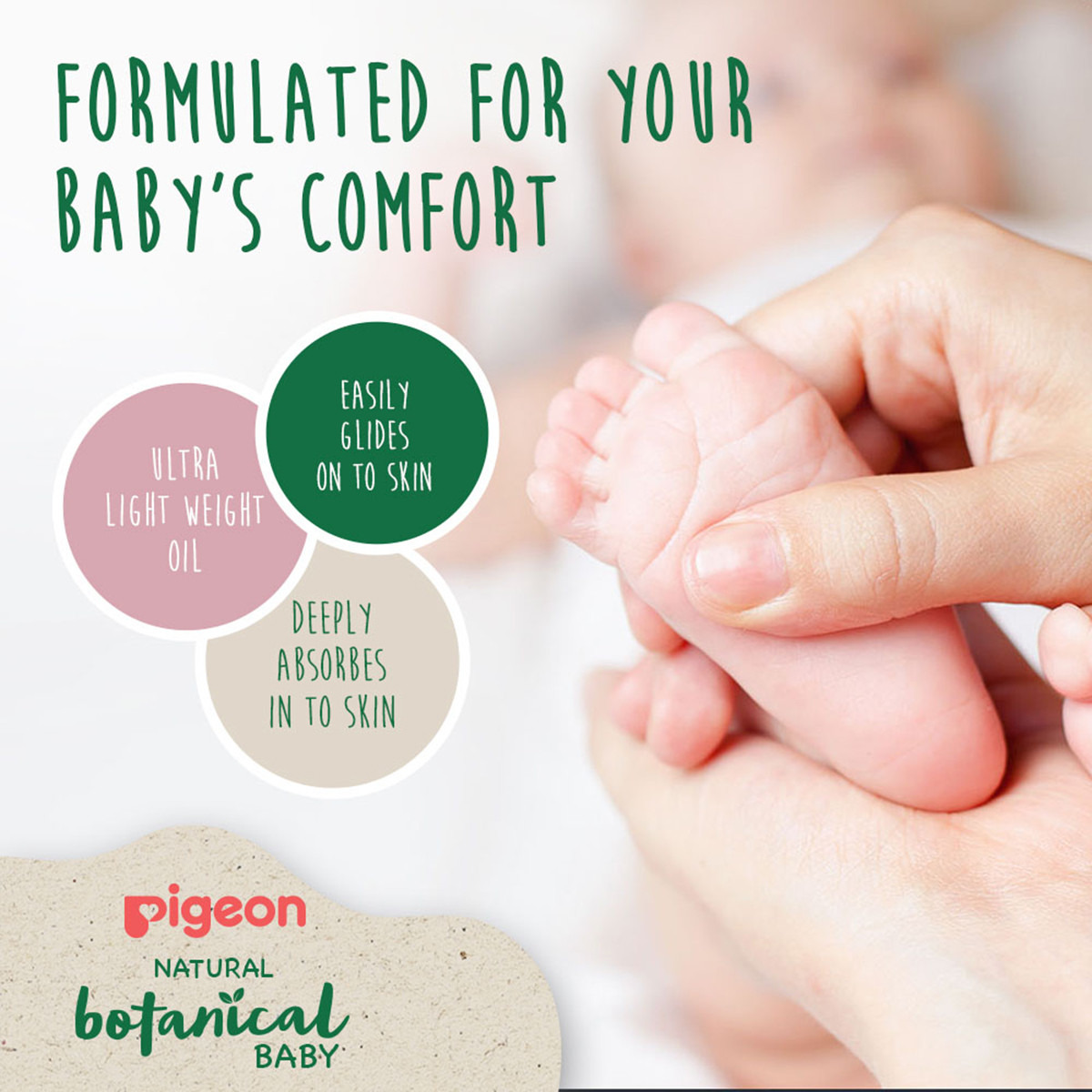Pigeon Natural Botanical Baby Massage Oil - 120 ml-baby-bathandcare-hairbodyskincare-image-4