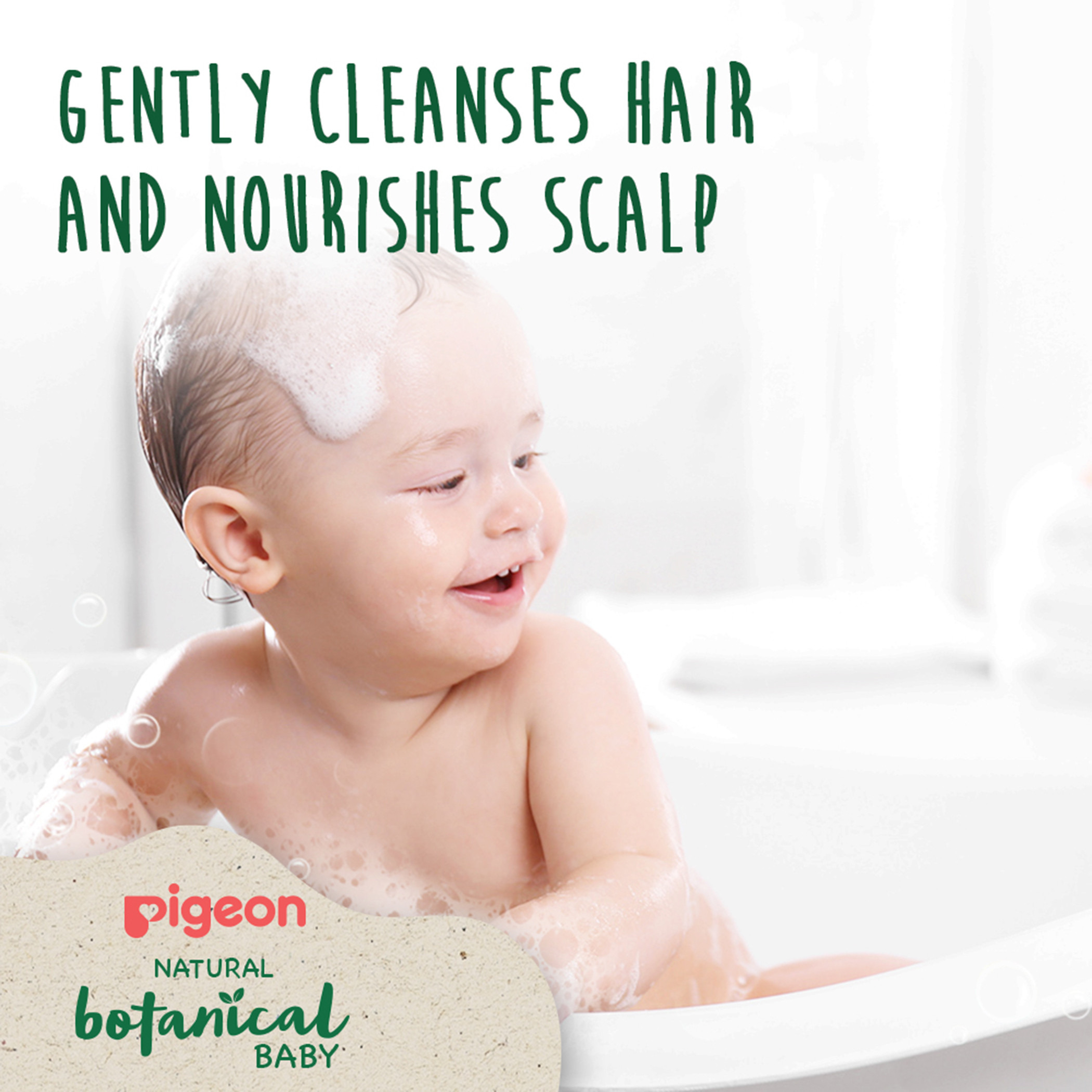 Pigeon Natural Botanical Shampoo - 200 ml-baby-bathandcare-hairbodyskincare-image-2