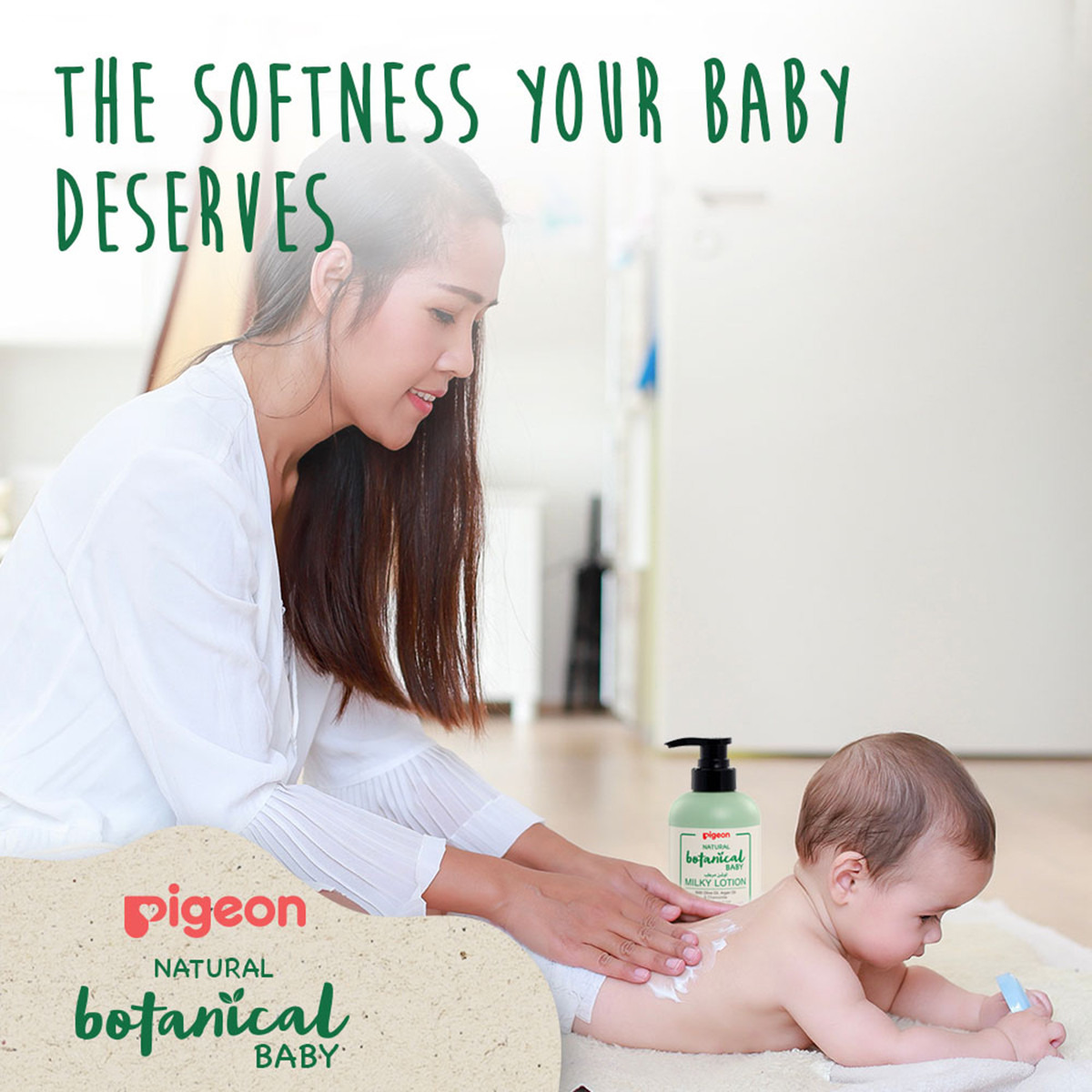 Pigeon Natural Botanical Baby Milky Lotion - 500 ml-baby-bathandcare-hairbodyskincare-image-2