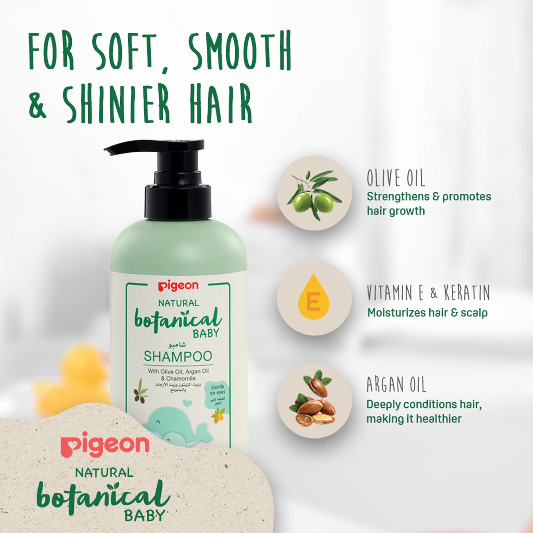 Pigeon Natural Botanical Shampoo - 500 ml-baby-bathandcare-hairbodyskincare-image-3
