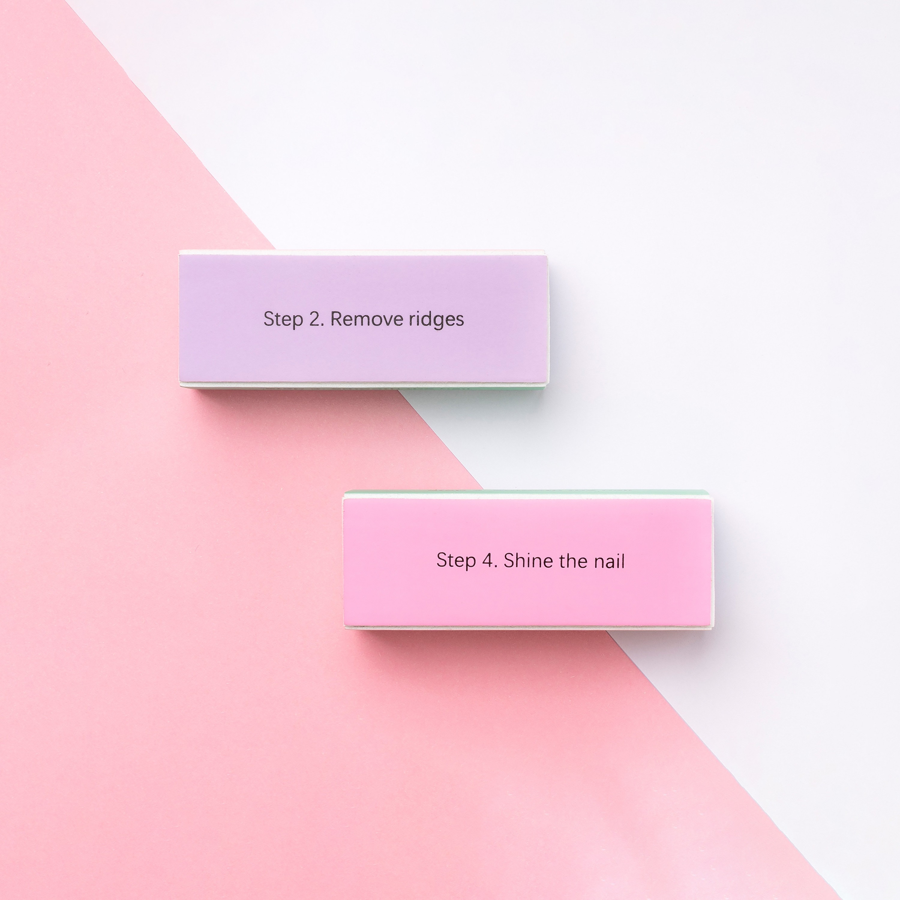 Brushworks 2-Piece Pastel Nail Buffing Blocks Set-beautyandpersonalcare-makeup-nails-nailtools-image-2