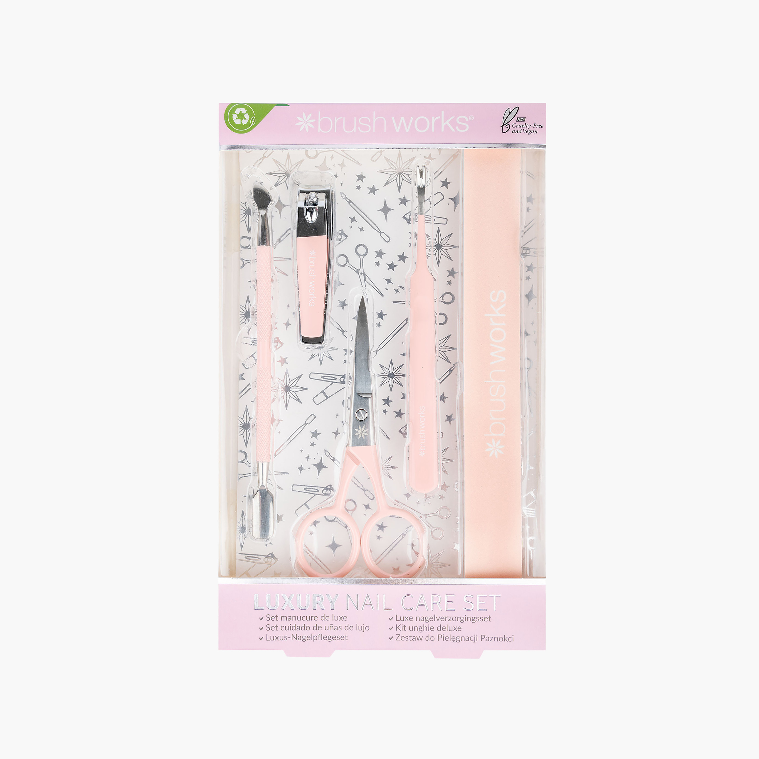 Brushworks 5-Piece Luxury Nail Care Set-beautyandpersonalcare-makeup-nails-nailtools-image-1