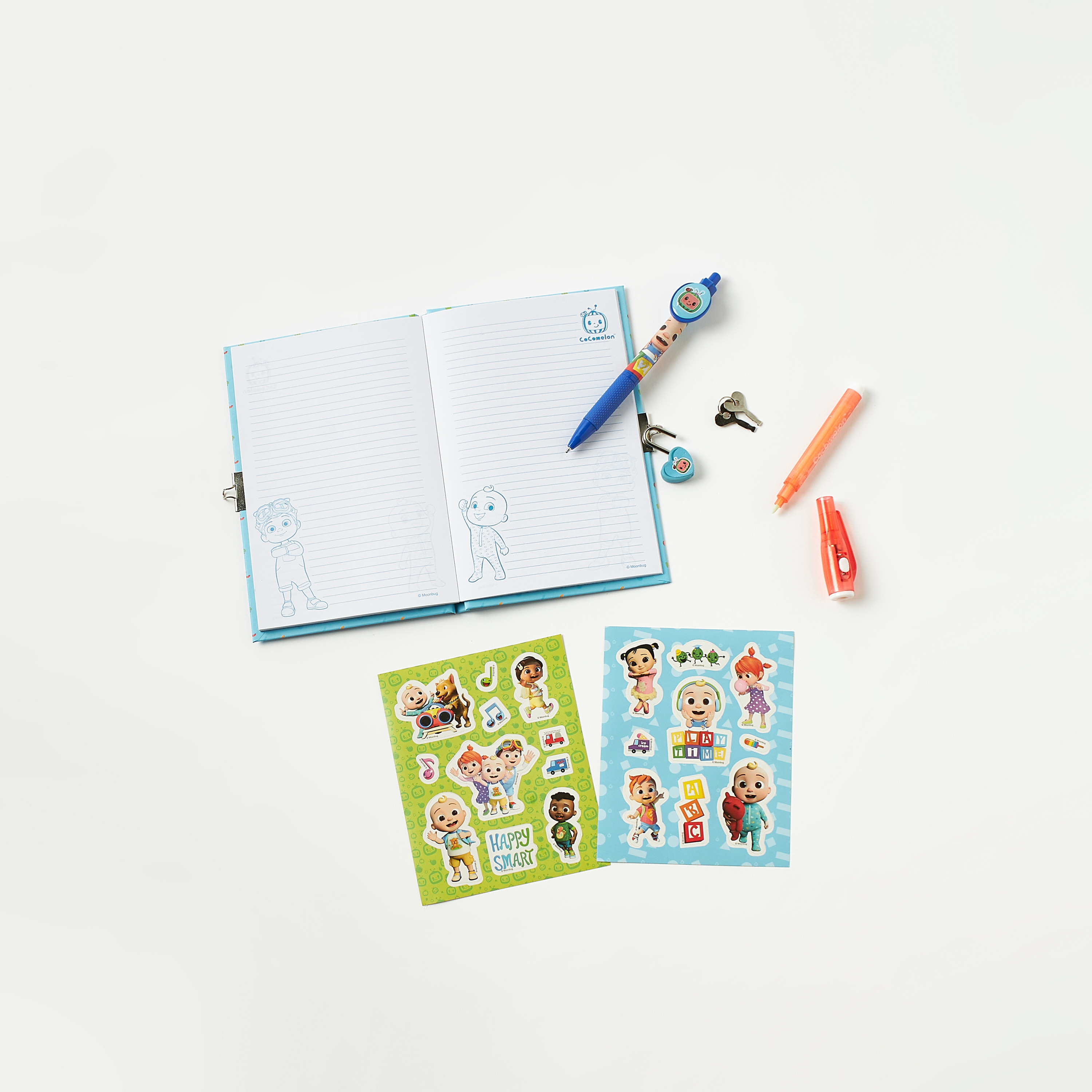 Cocomelon Secret Notebook Learning Set-school-stationery-notebooks-image-1