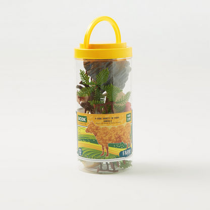 UCOK 13-Piece Farm Animal Toy Set-Baby and Preschool-image-4