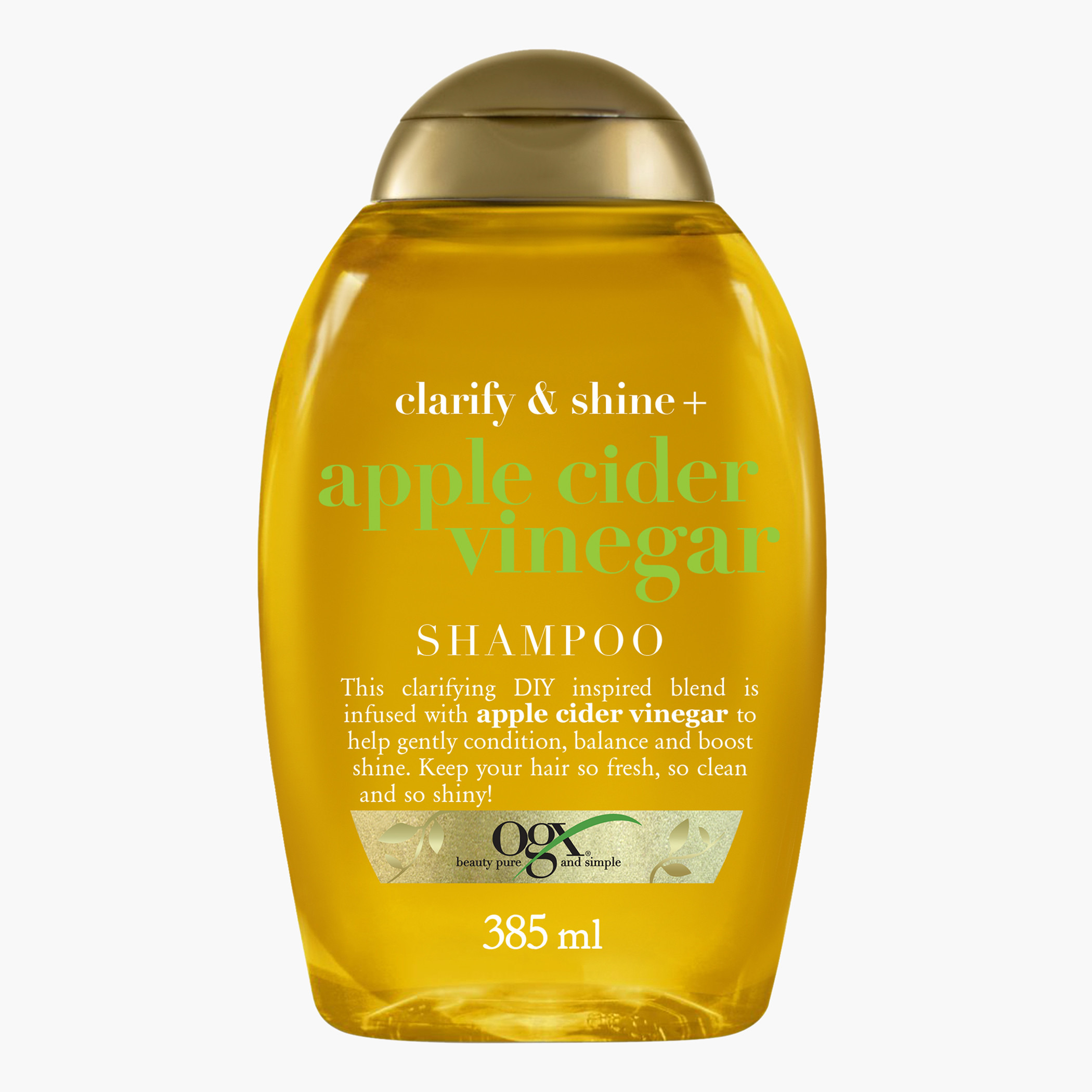 Ogx Apple Cider Vinegar Shampoo - 385 ml-beautyandpersonalcare-hair-haircare-shampoos-image-1