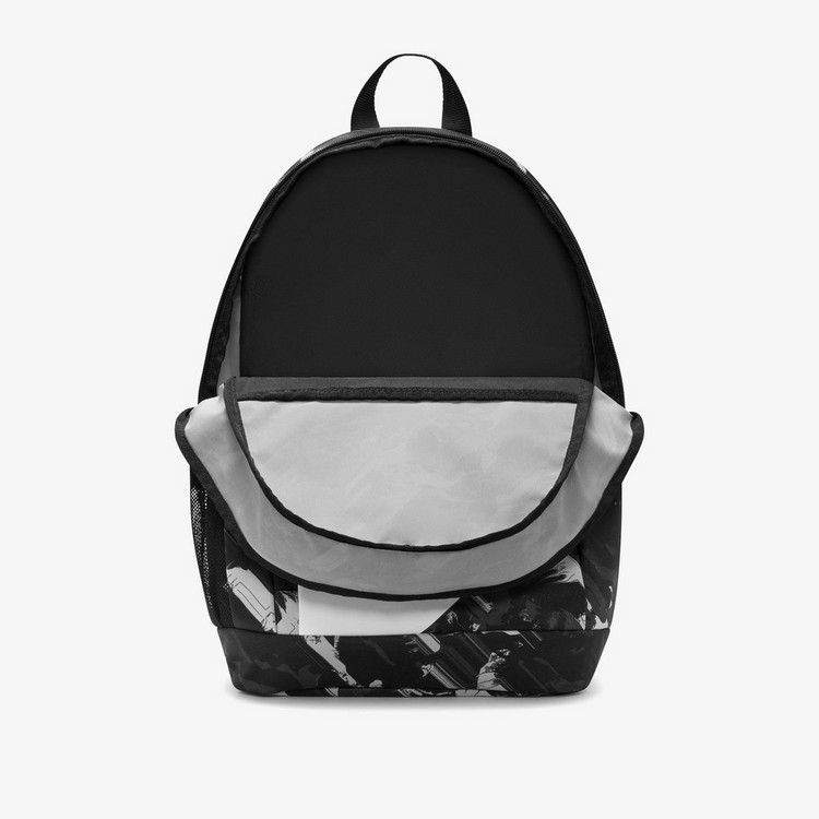 Nike Printed Backpack with Zip Closure and Detachable Pouch