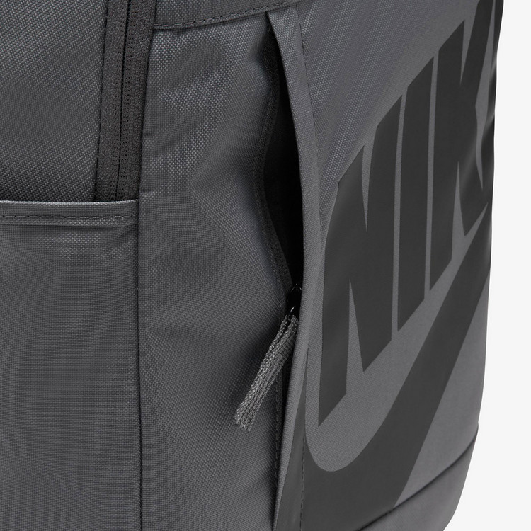 Nike Logo Print Backpack with Zip Closure