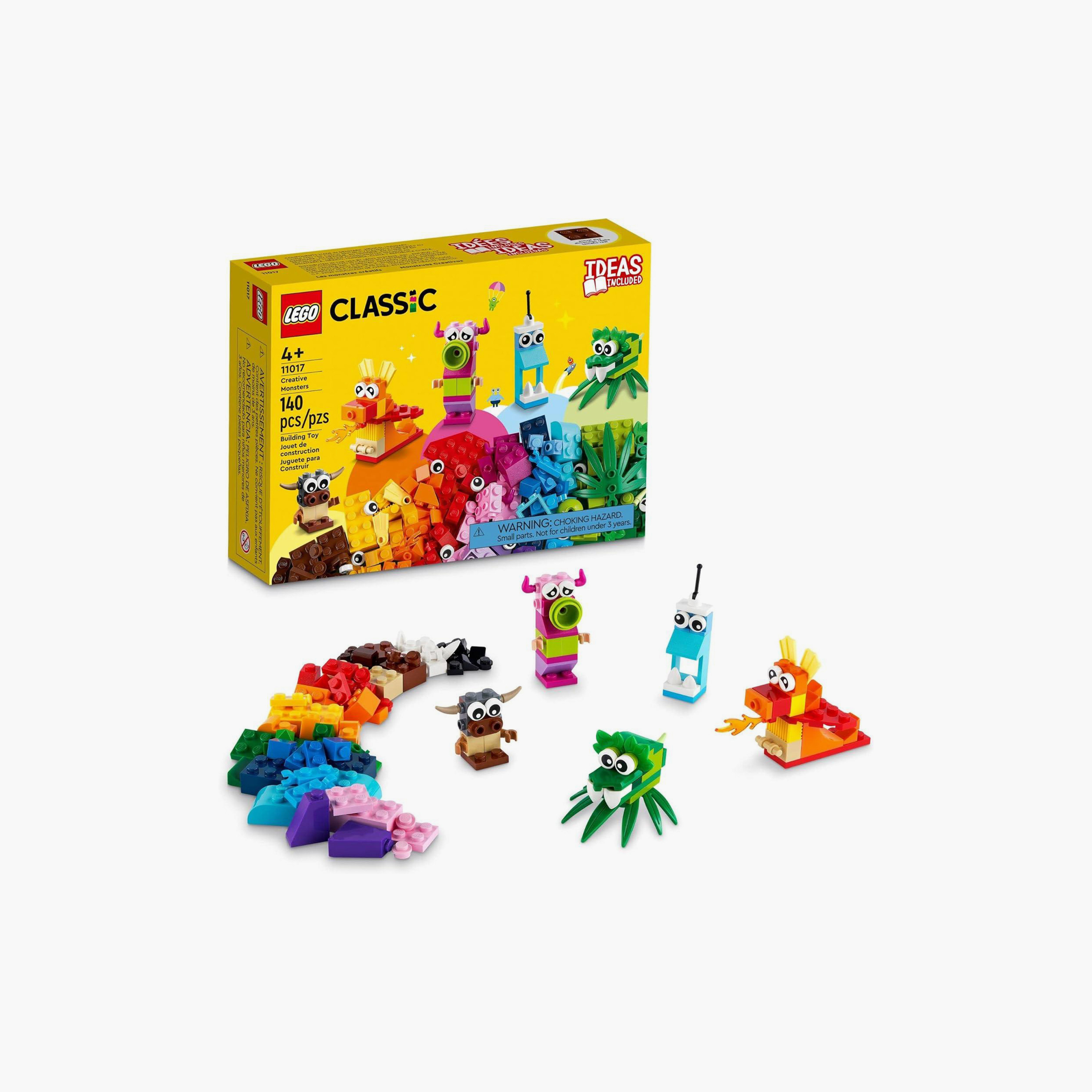 LEGO Classic Creative Monsters 11017 Building Kit with 5 Toys for Kids (140 Pieces)-toys-buildingblocks-blocks-image-1