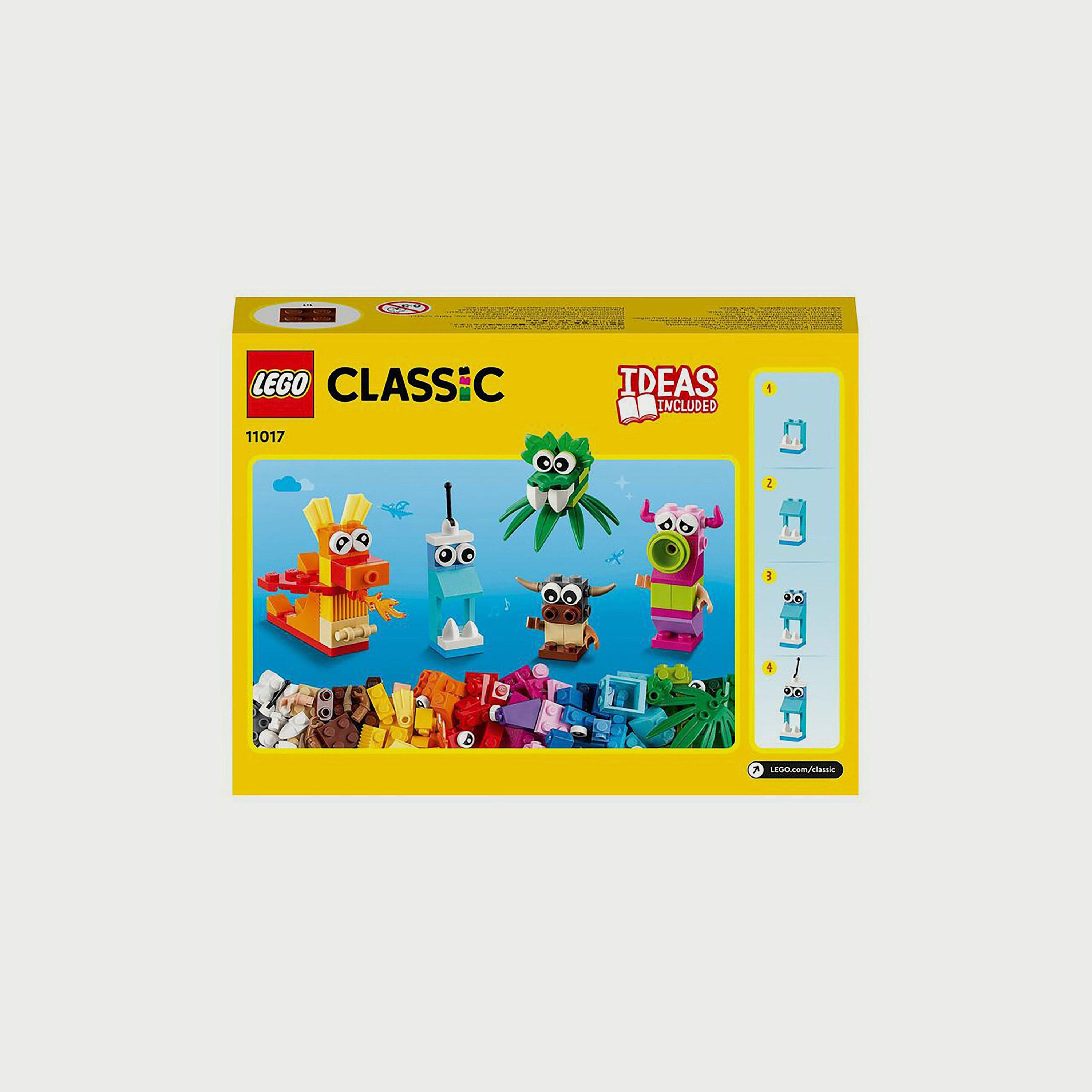 LEGO Classic Creative Monsters 11017 Building Kit with 5 Toys for Kids (140 Pieces)-toys-buildingblocks-blocks-image-7