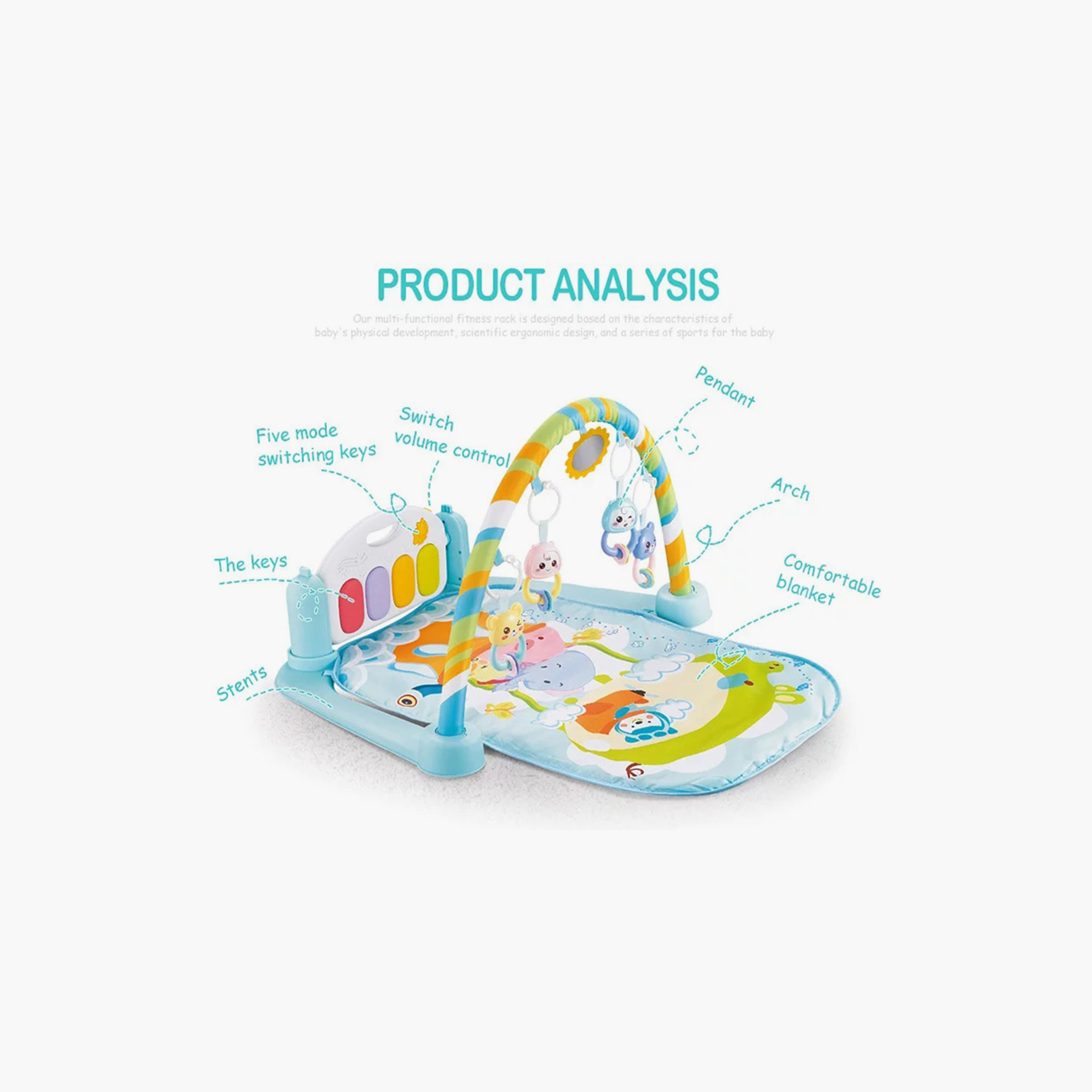 Baby Love Pedal Piano Carpet-baby-infantactivity-playpensandplaymats-image-3