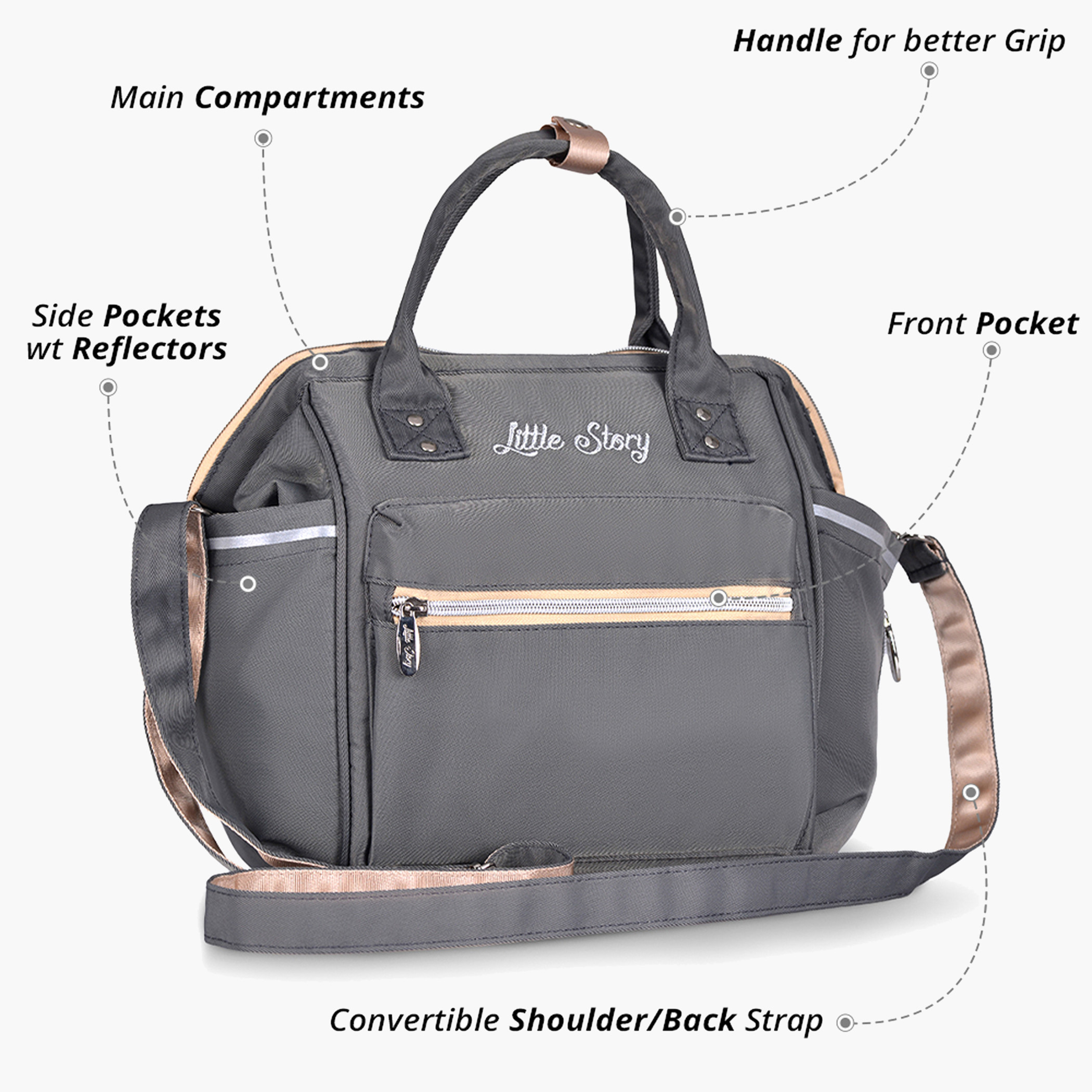 شنطة حفاضات أيس من ليتل ستوري-baby-gear-diaperbags-image-13