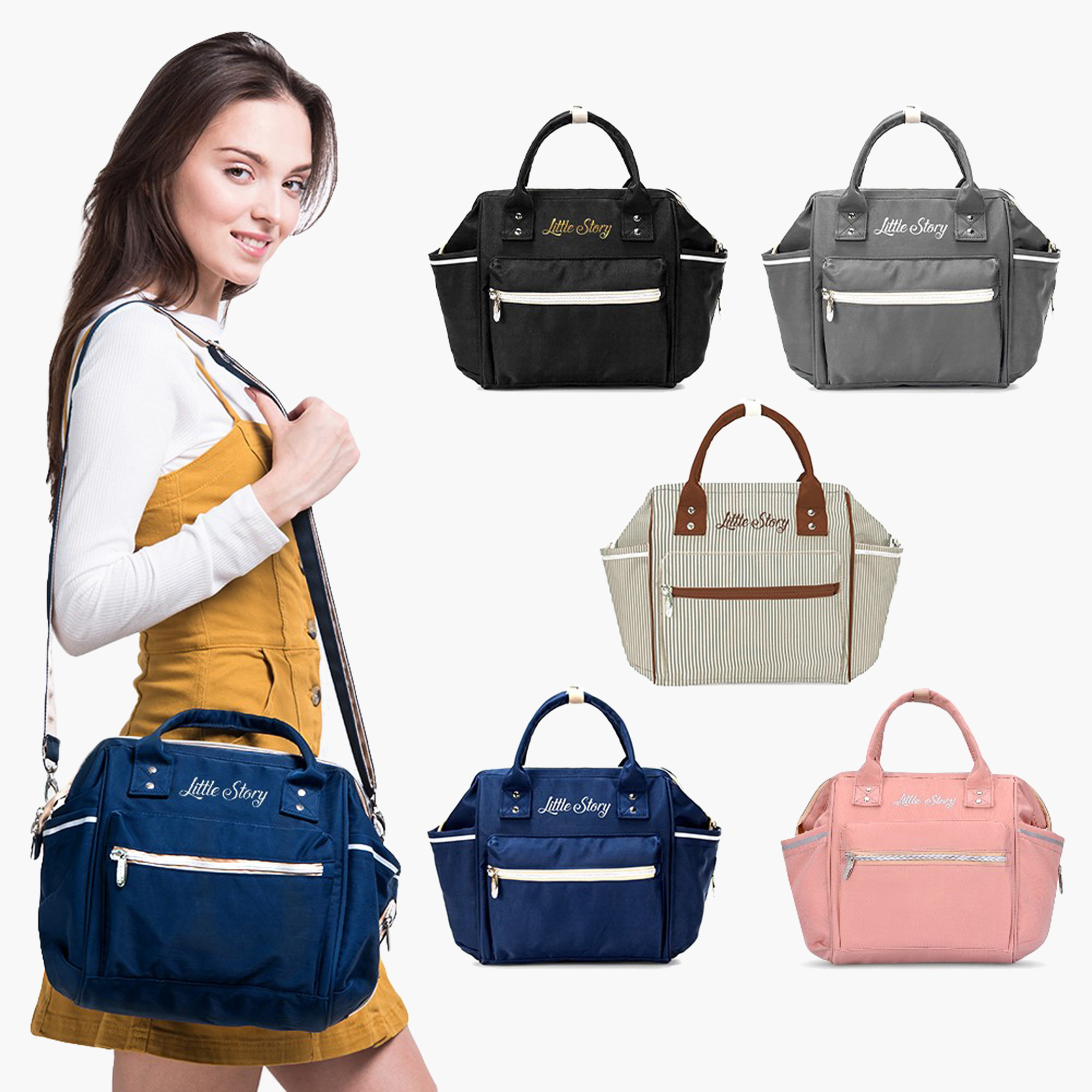 شنطة حفاضات أيس من ليتل ستوري-baby-gear-diaperbags-image-5