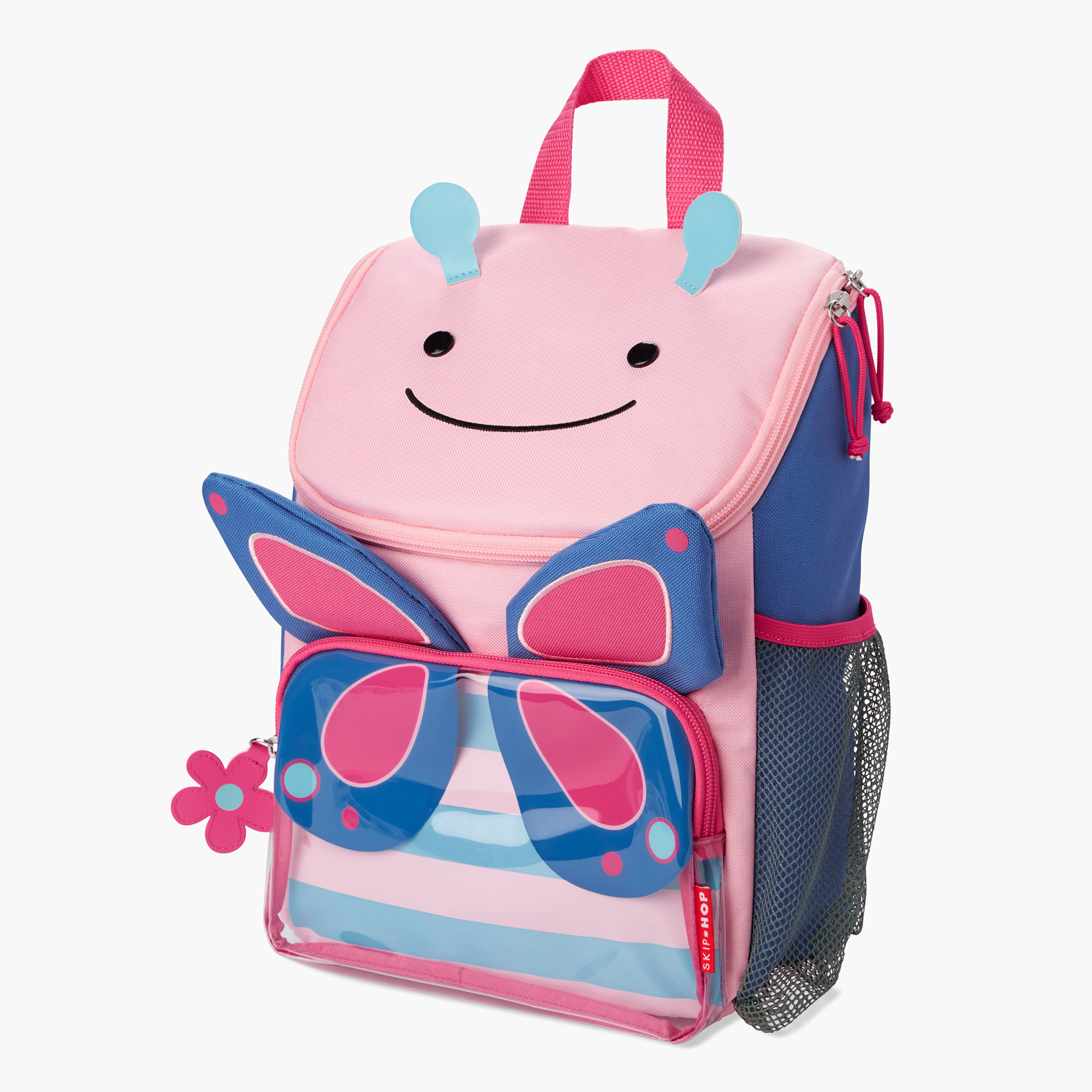شنطة ظهر بسحاب إغلاق وتزيينات فراشة من سكيب هوب - 12 بوصة-school-bagsandbackpacks-backpacks-image-1