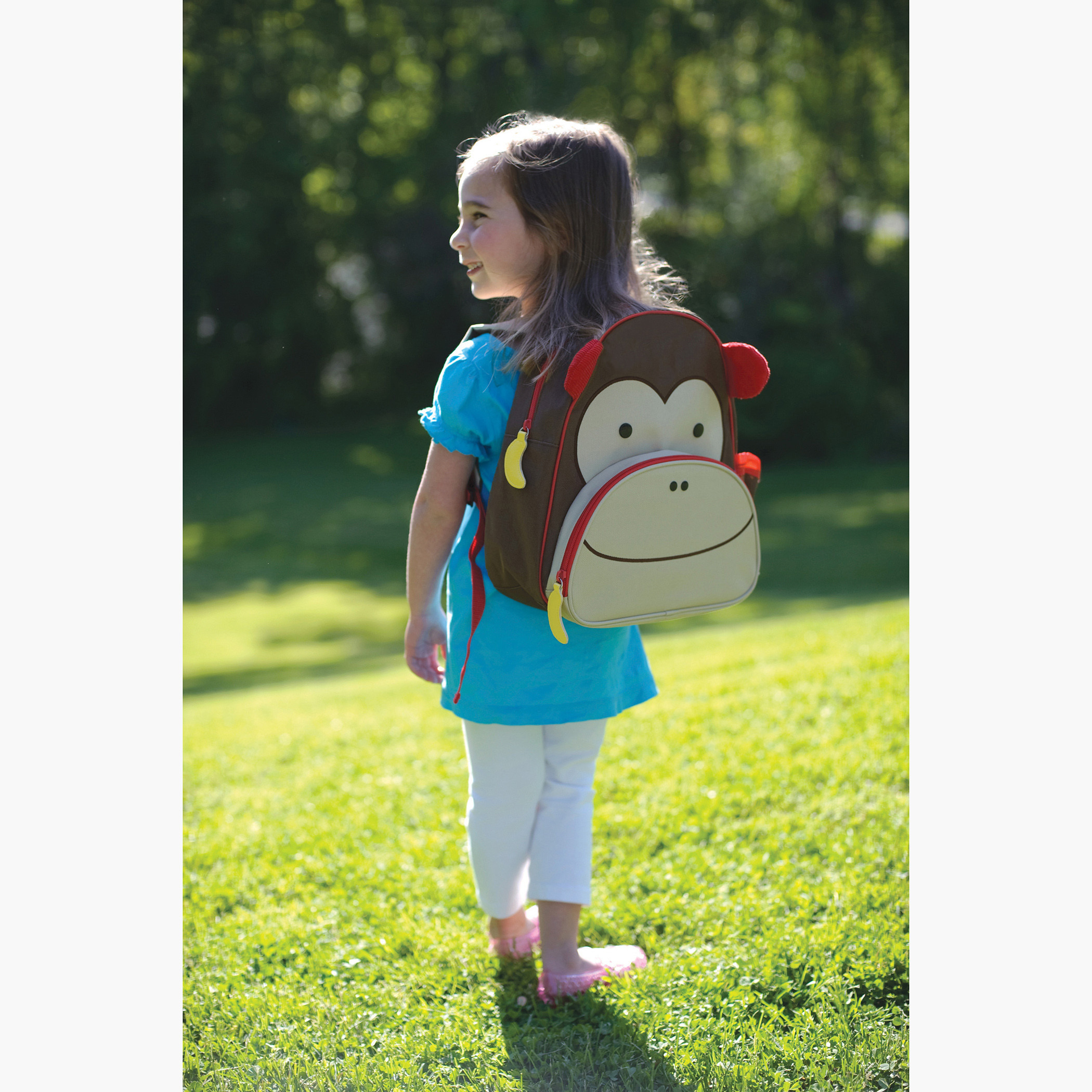 Skip hop monkey discount backpack