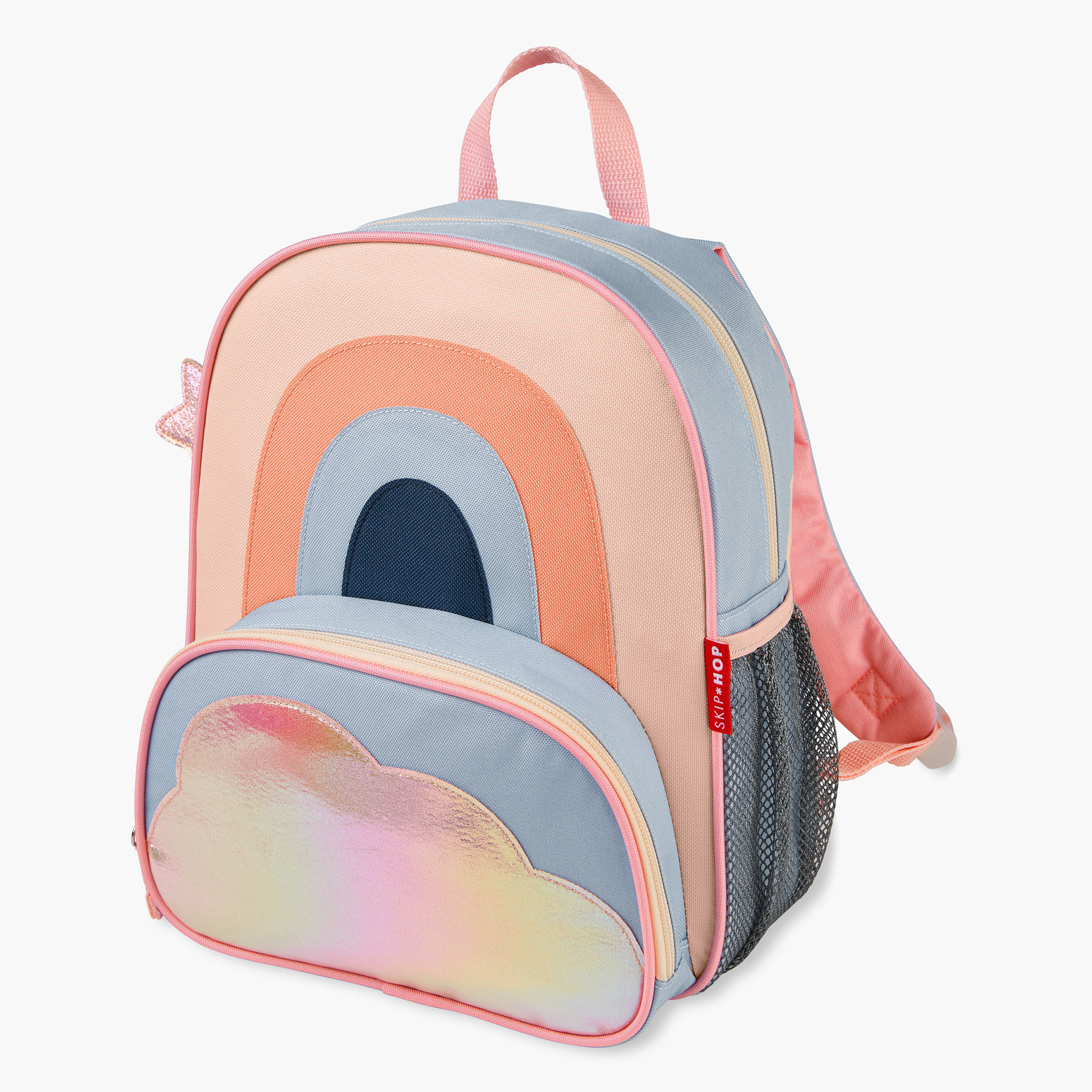 Buy Skip Hop Spark Style Rainbow Applique Detail Backpack 12 inches Online Mothercare Bahrain