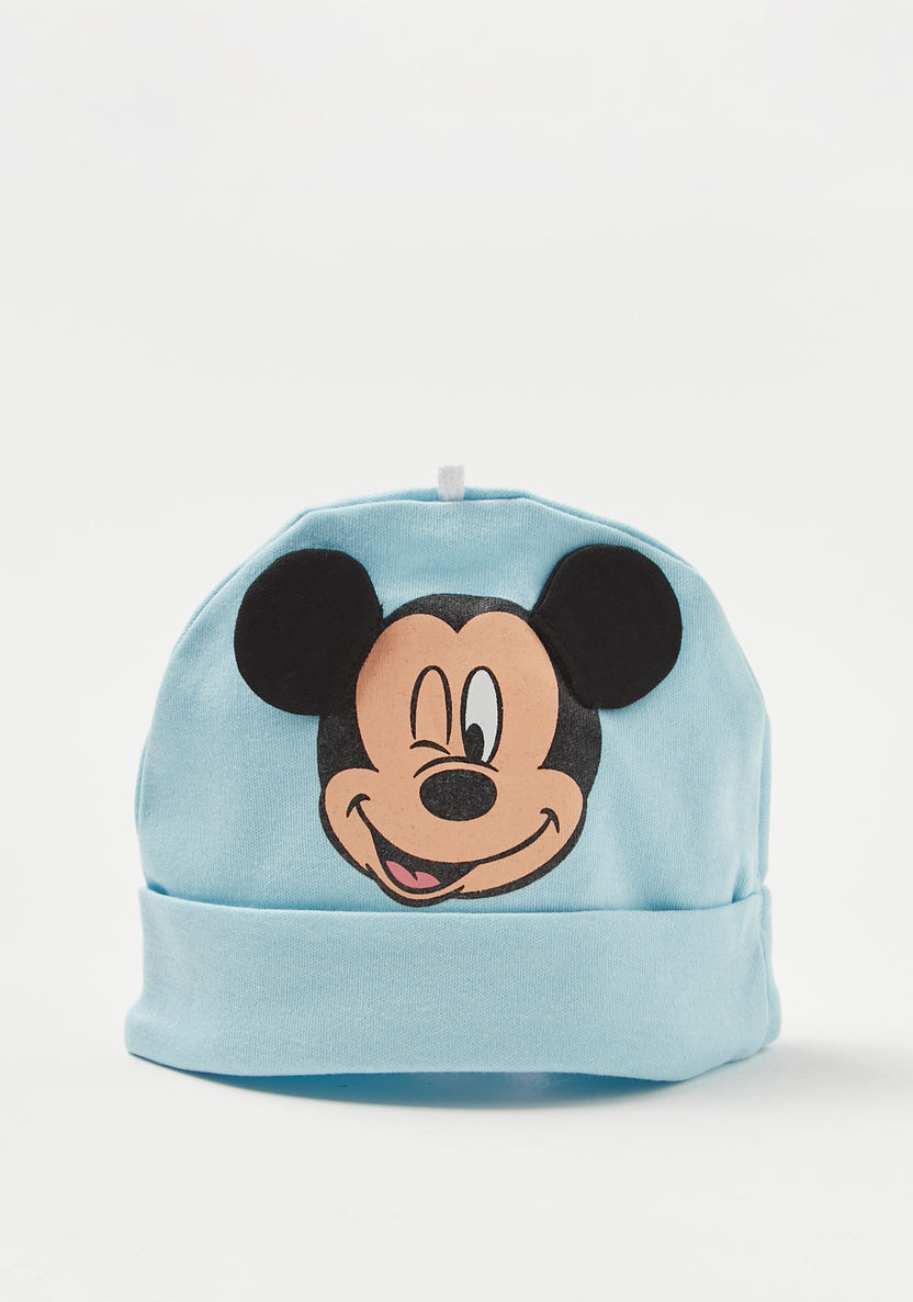 Disney Mickey Mouse Print Beanie - Set of 2-Caps-image-3