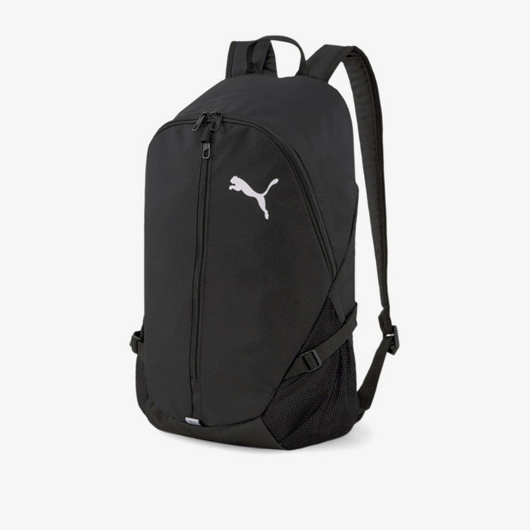 Puma Printed Backpack with Zip Closure and Adjustable Straps