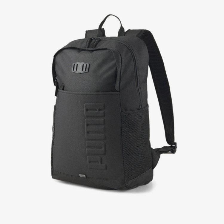 Puma Embossed Backpack with Adjustable Straps
