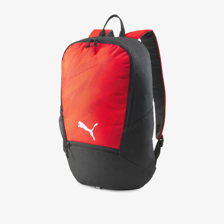 Puma Panelled Backpack with Adjustable Shoulder Straps and Zip Closure