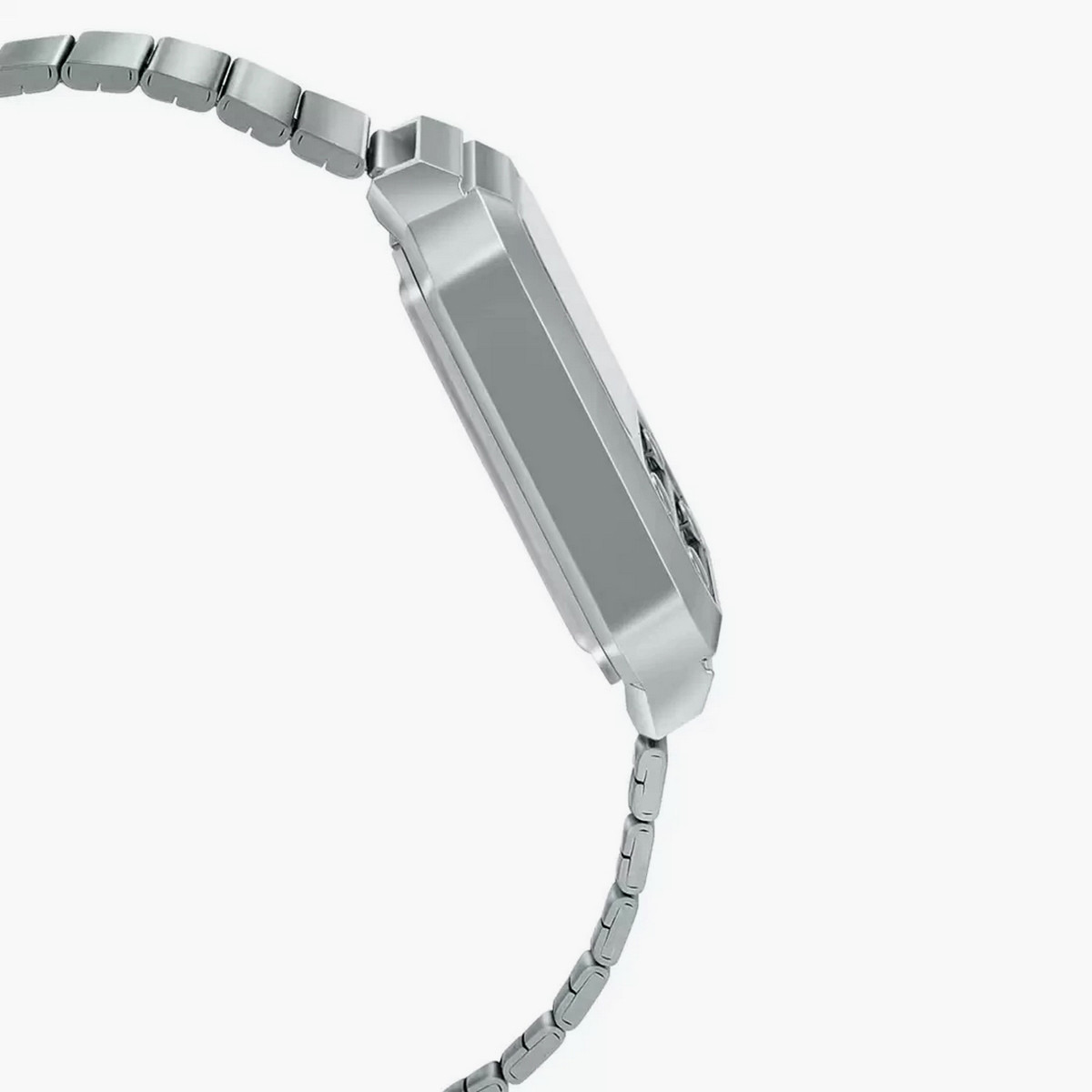 Casio Unisex Stainless Steel Silver Strap Digital Watch - A100WE-1ADF-men-watchesandjewellery-watches-image-3