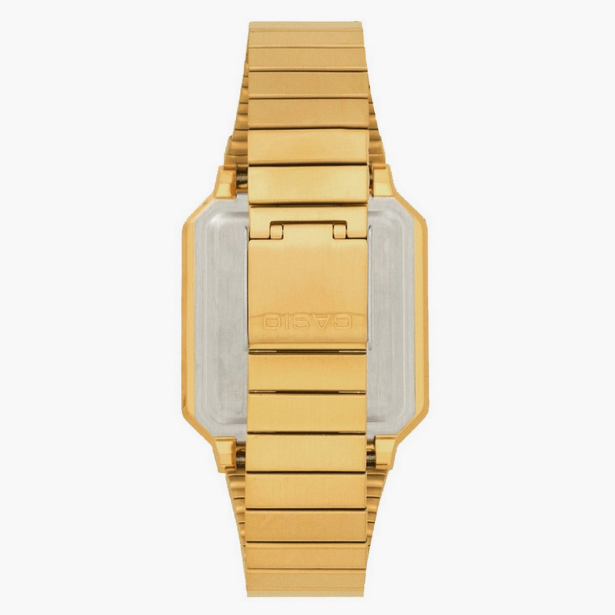 Casio Unisex Stainless Steel Gold Strap Digital Watch - A100WEG-9ADF-men-watchesandjewellery-watches-image-3