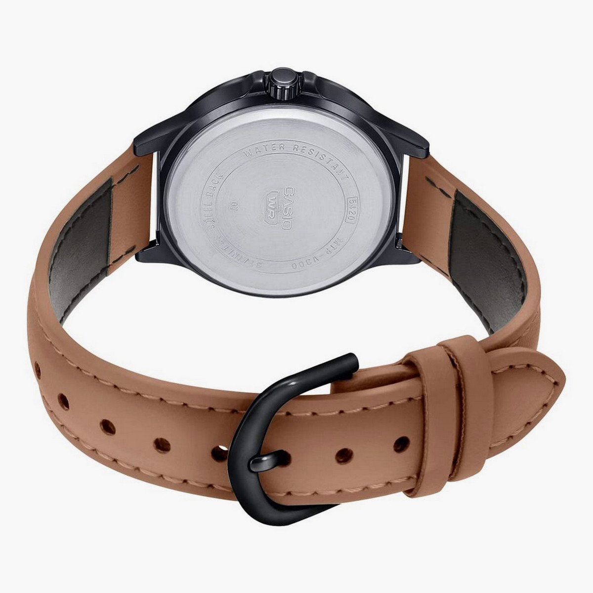 Casio Men Leather Brown Strap Analog Watch - MTP-V300BL-5AUDF-men-watchesandjewellery-watches-image-4