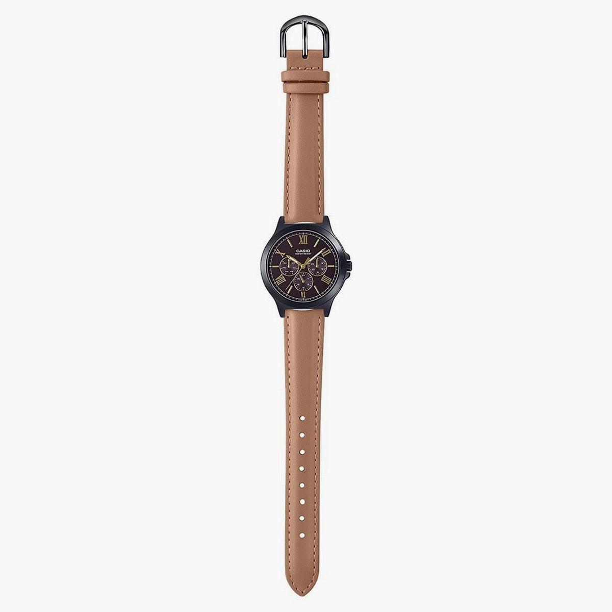 Casio Men Leather Brown Strap Analog Watch - MTP-V300BL-5AUDF-men-watchesandjewellery-watches-image-6