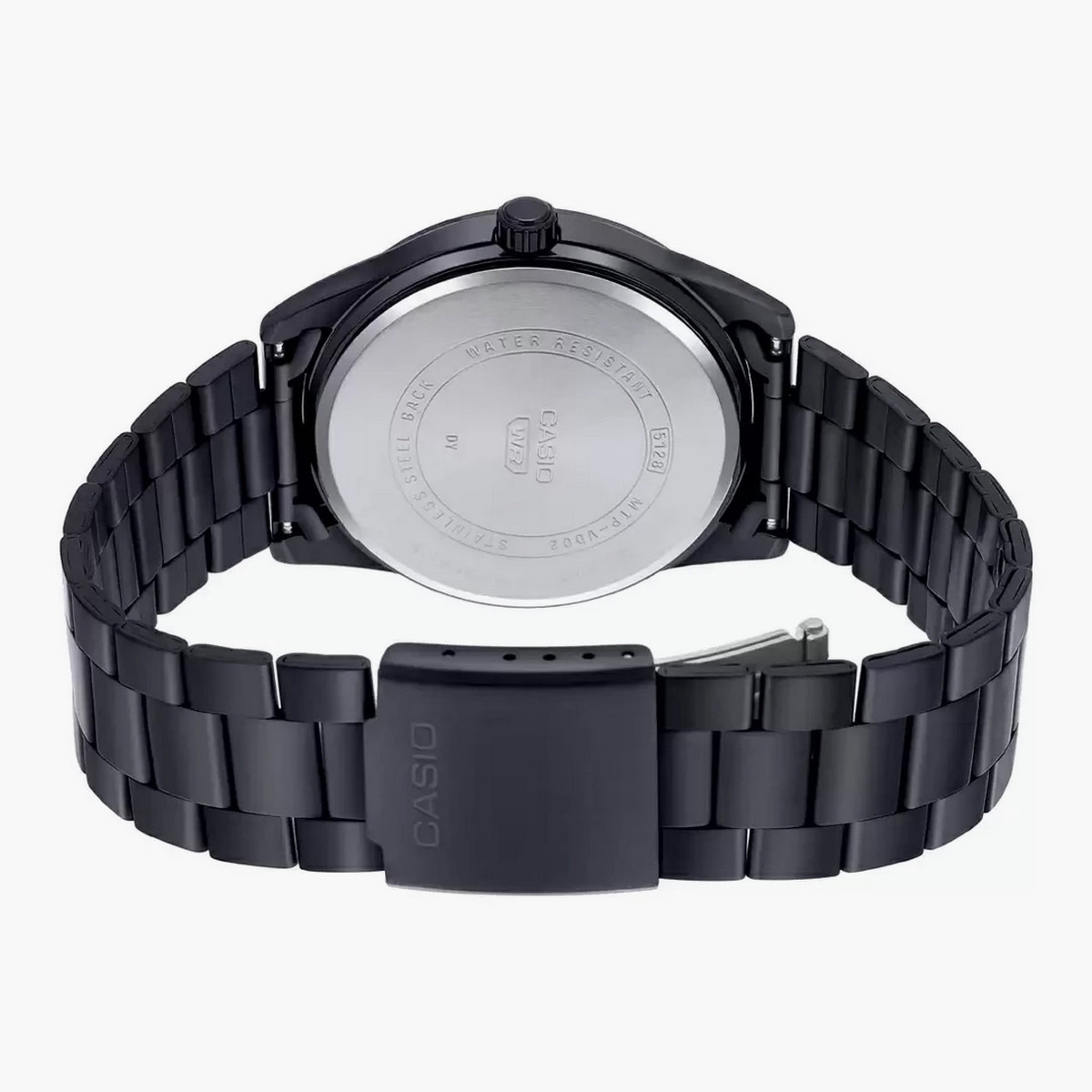 Casio stainless sales steel black