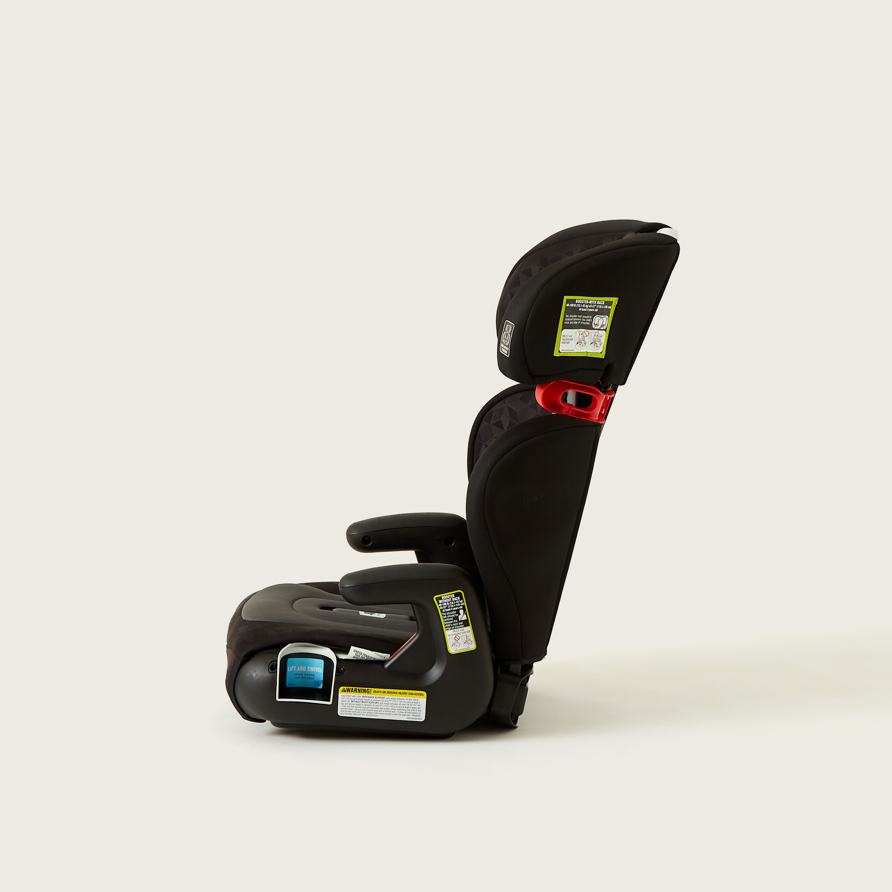 مقعد سيارة تربو تيك ألونج كين من جراكو - أسود (حتى 12 عامًا)-baby-gear-carseats-image-10