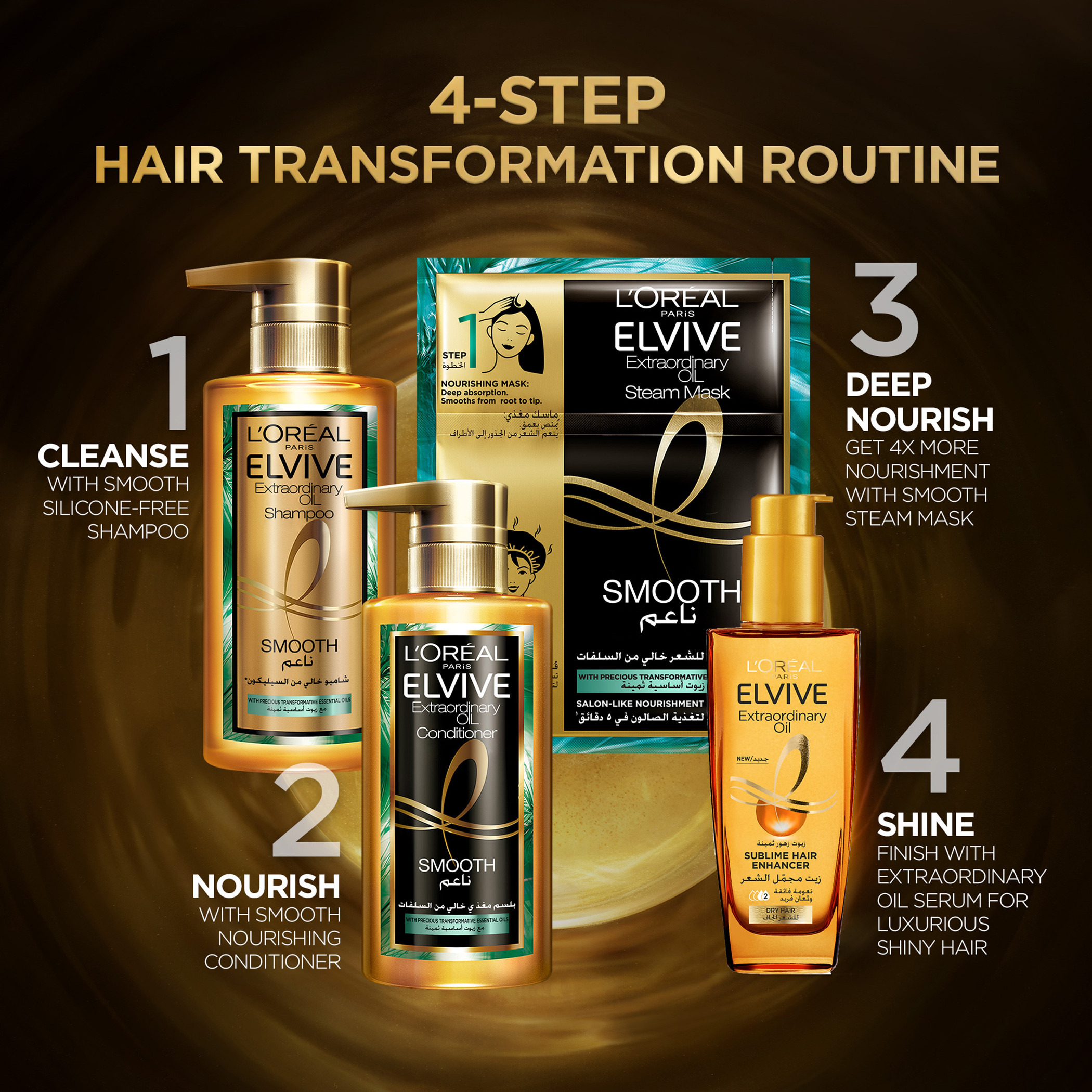 L'oreal Paris Elvive Sublime Smooth Steam Hair Mask - 20 ml-beautyandpersonalcare-hair-haircare-hairmasksandcreams-image-7