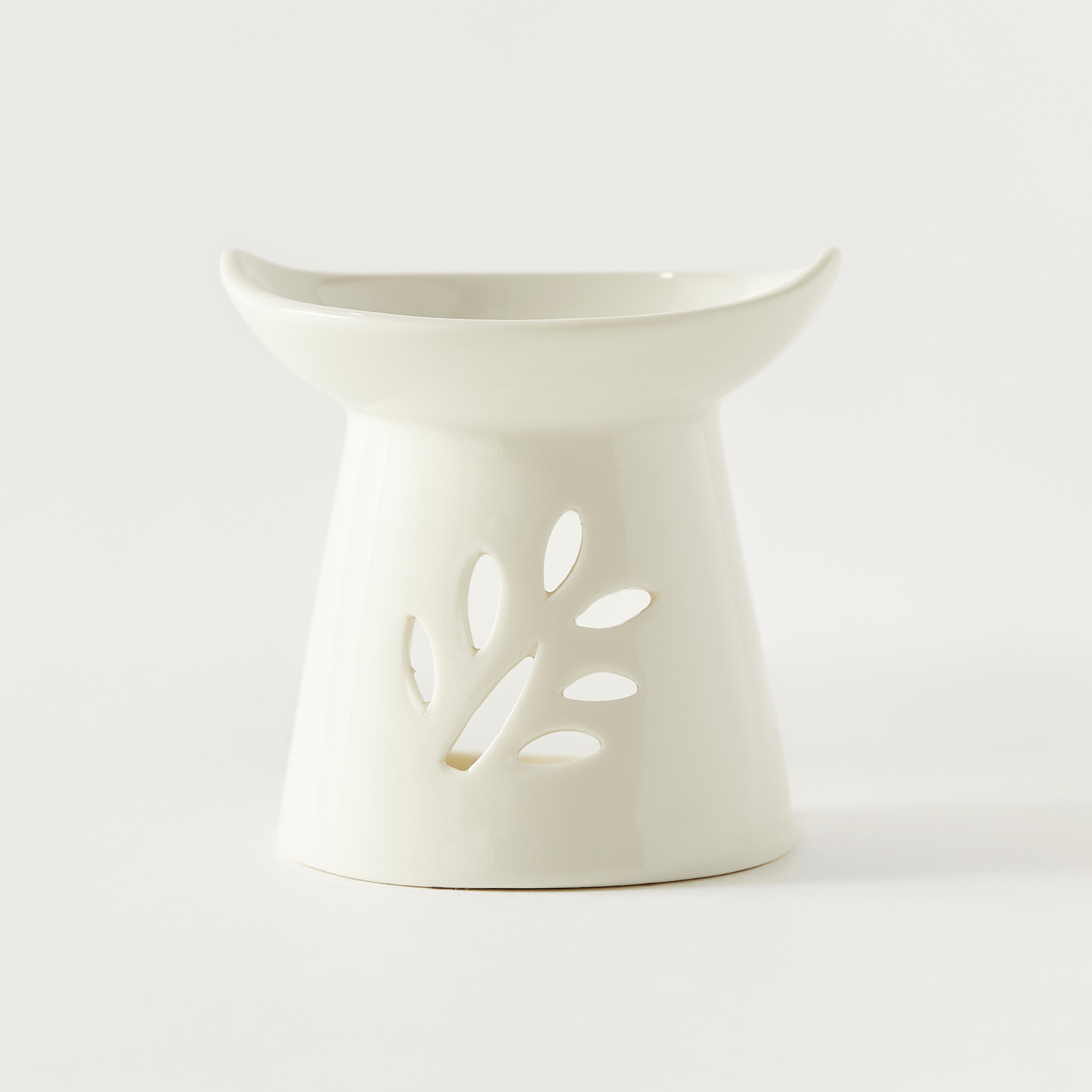Essentials LEAF OIL BURNER - WHITE-household-homefragrance-burners-image-1