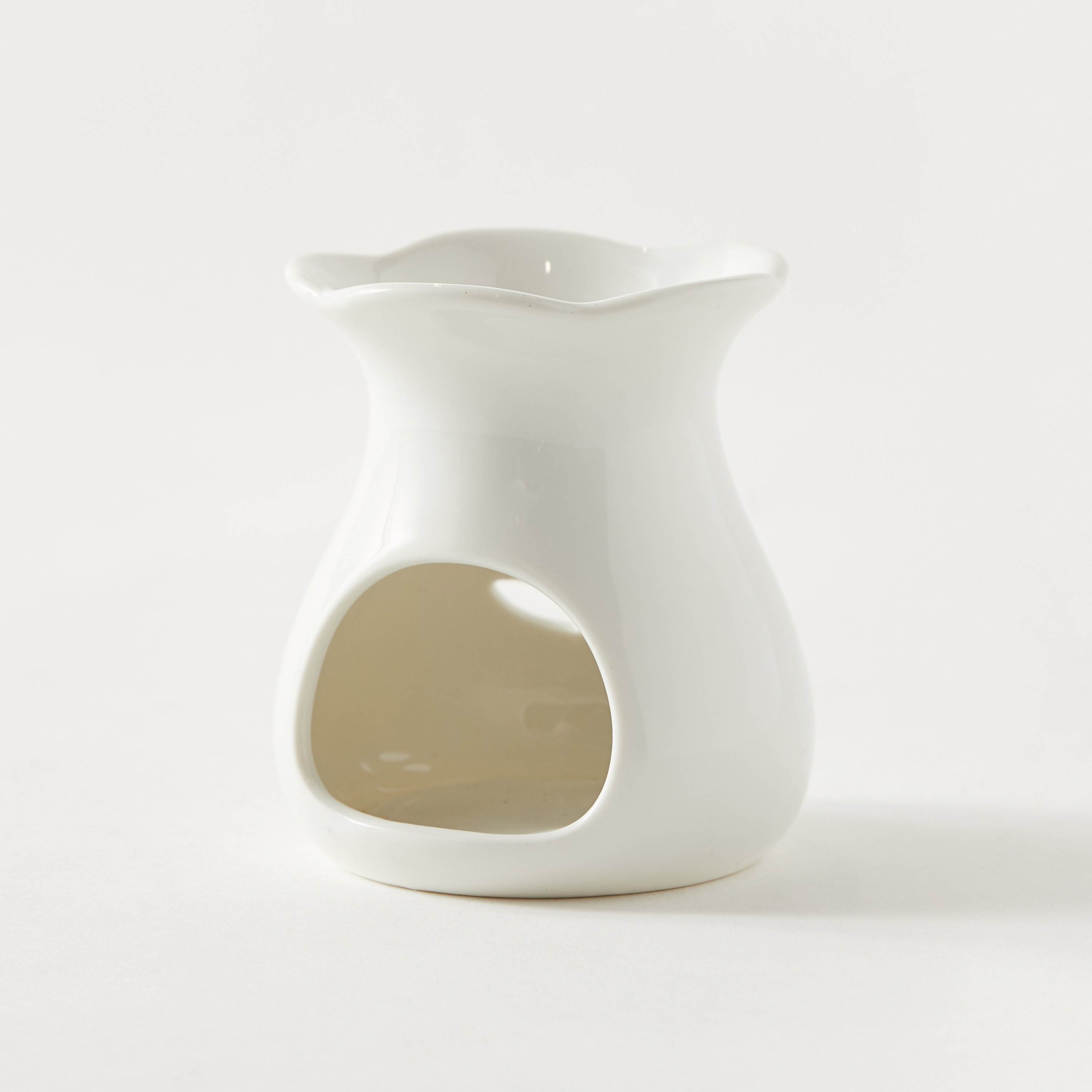 Essentials FLOWER VASE OIL BURNER - WHITE-household-homefragrance-burners-image-3