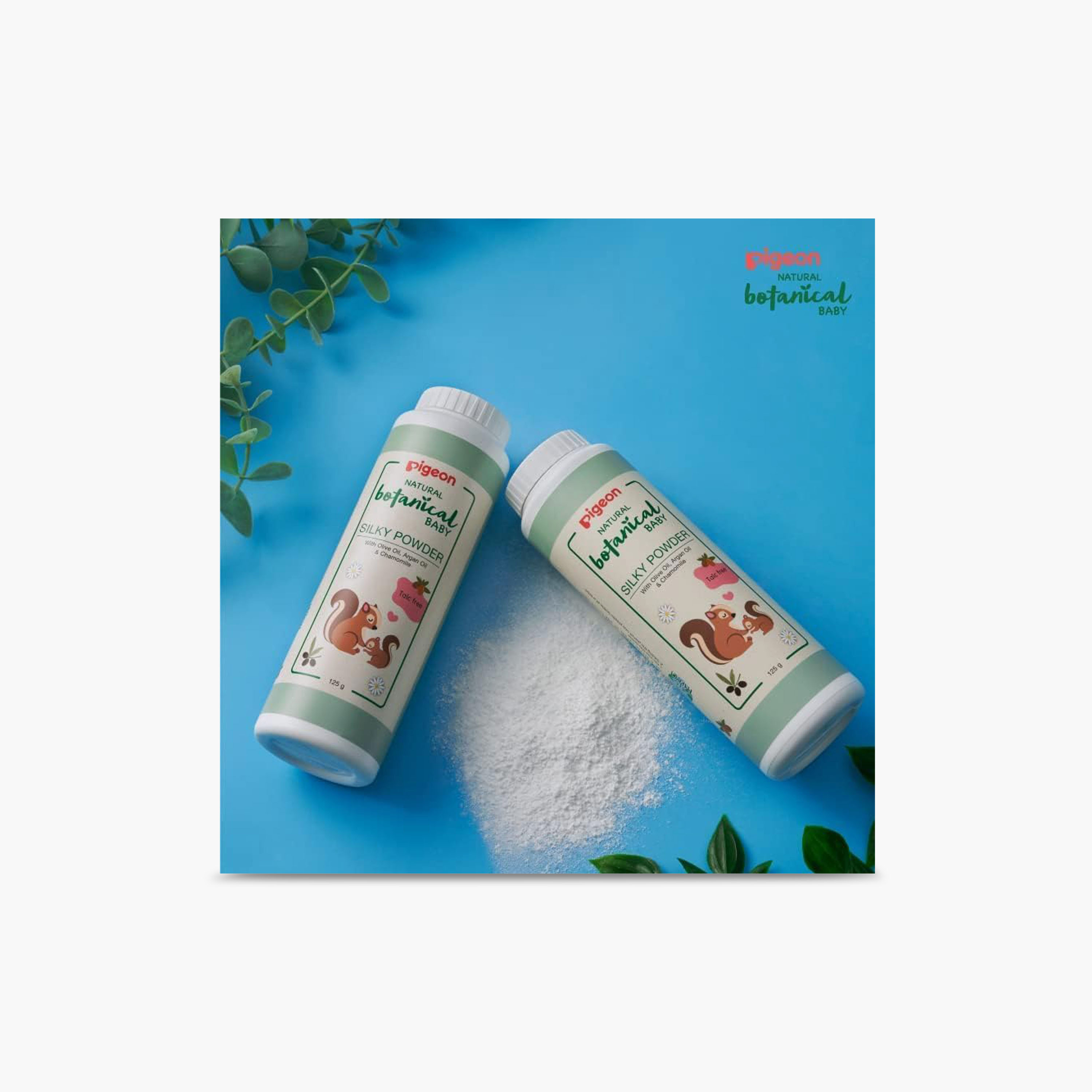 Pigeon Baby Powder with Olive Oil, 125 gm-baby-bathandcare-hairbodyskincare-image-2
