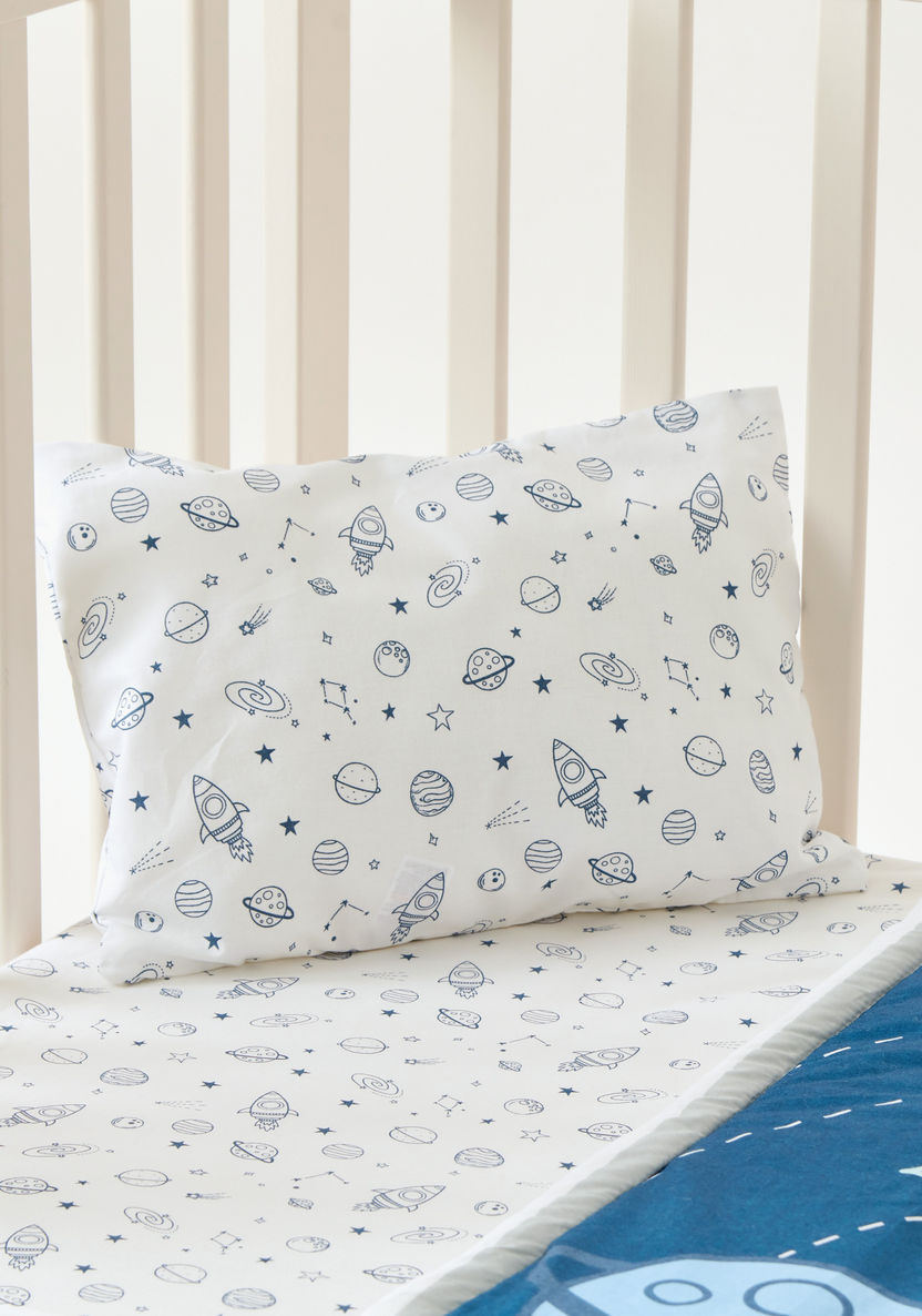 Juniors 2-Piece Space Print Comforter Set-Baby Bedding-image-2