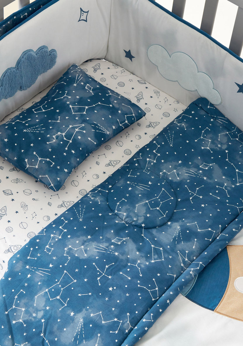 Juniors 5-Piece Space Print Comforter Set-Baby Bedding-image-3