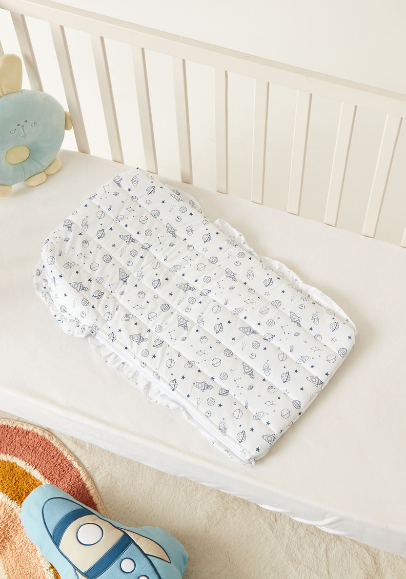 Juniors Embroidered Nest Bag - 66x36 cms-Baby Bedding-image-1