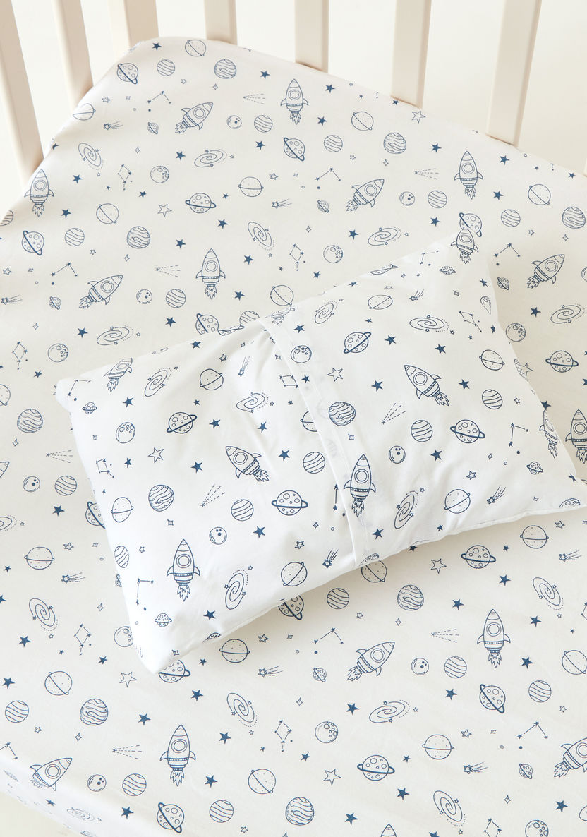 Juniors Space Print Pillow-Baby Bedding-image-2