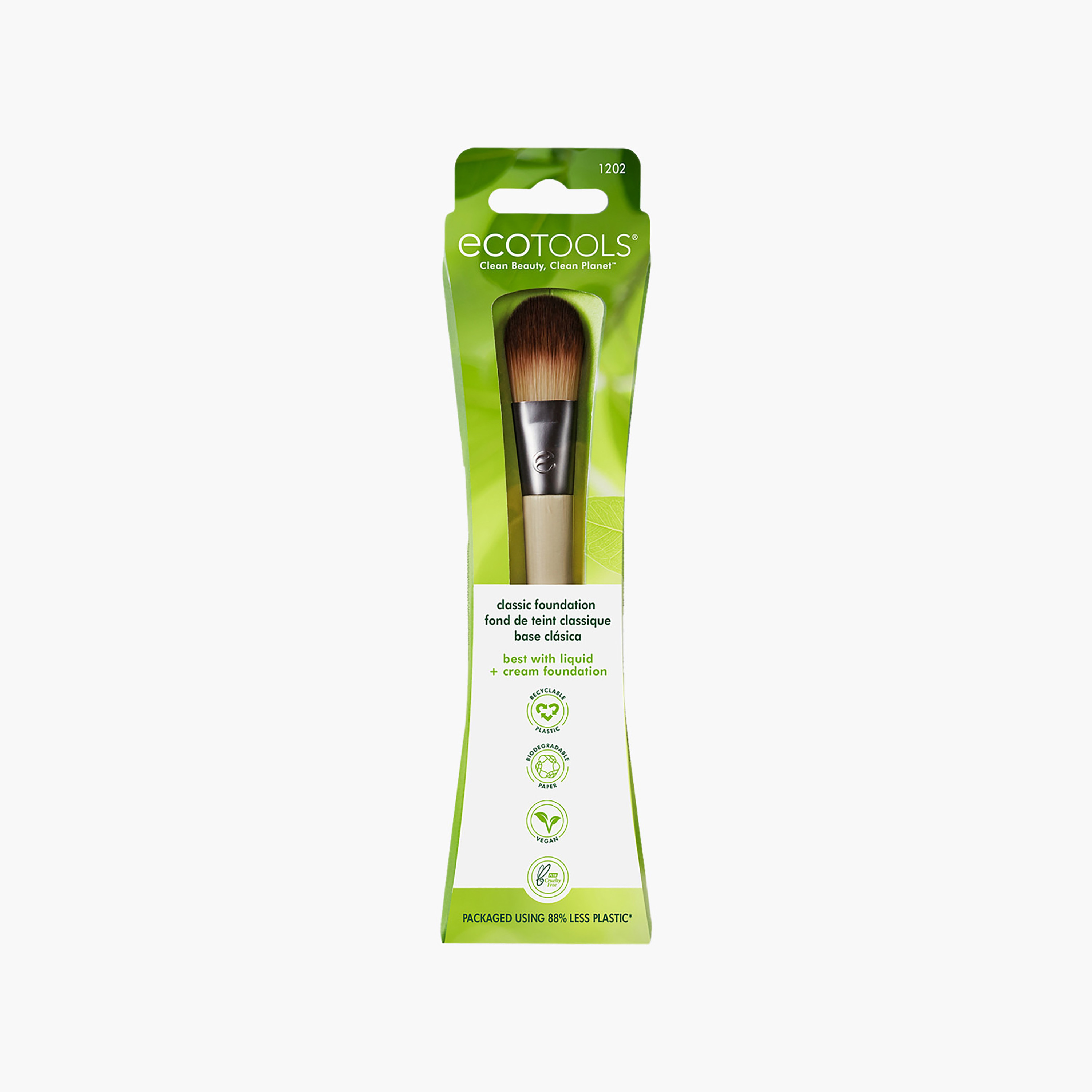 فرشاة كريم أساس كلاسيك من إيكوتولز-beautyandpersonalcare-makeup-brushesandaccessories-brushes-image-1