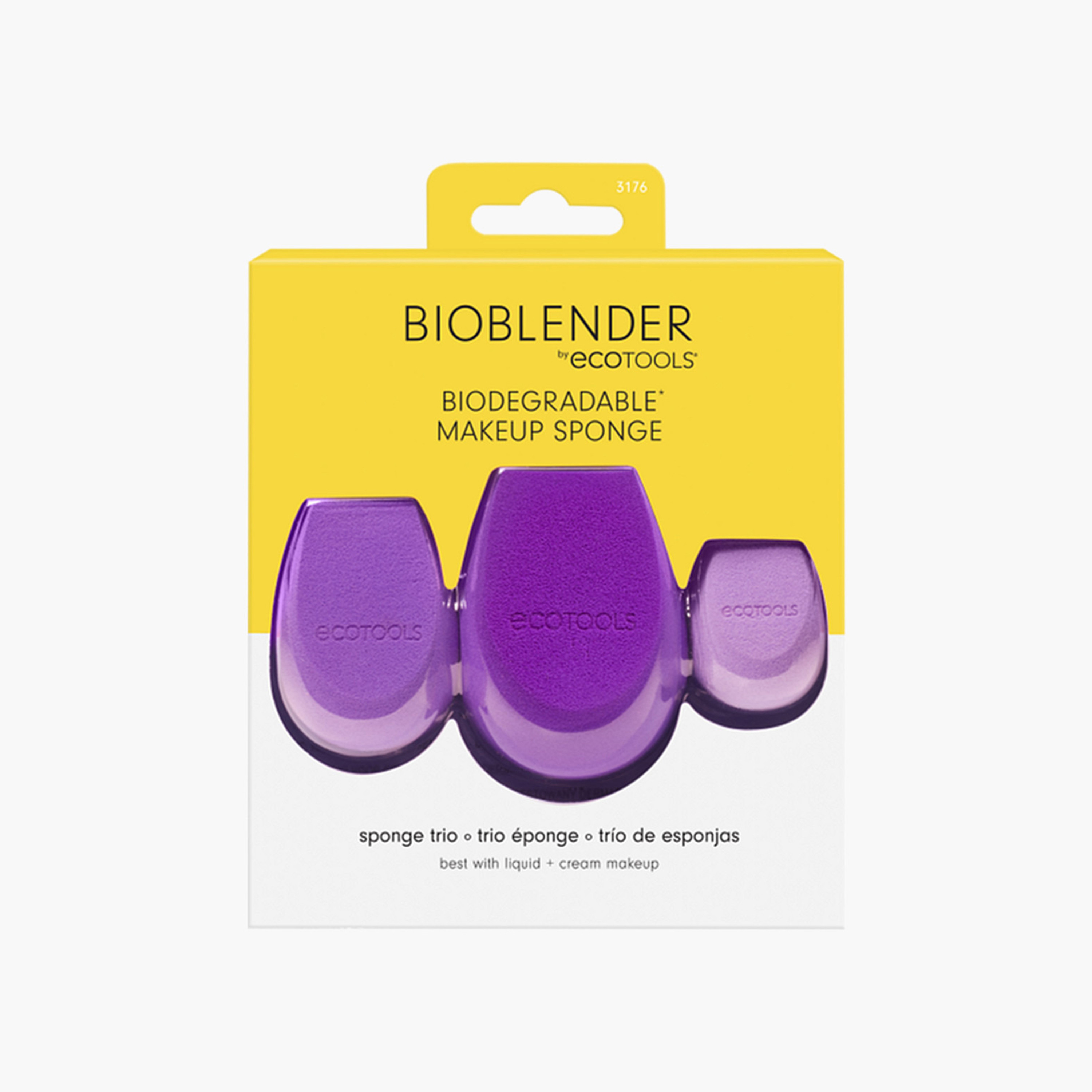 Eco Tools 3-Piece Biodegradable Makeup Sponge Set-beautyandpersonalcare-makeup-brushesandaccessories-sponges-image-1
